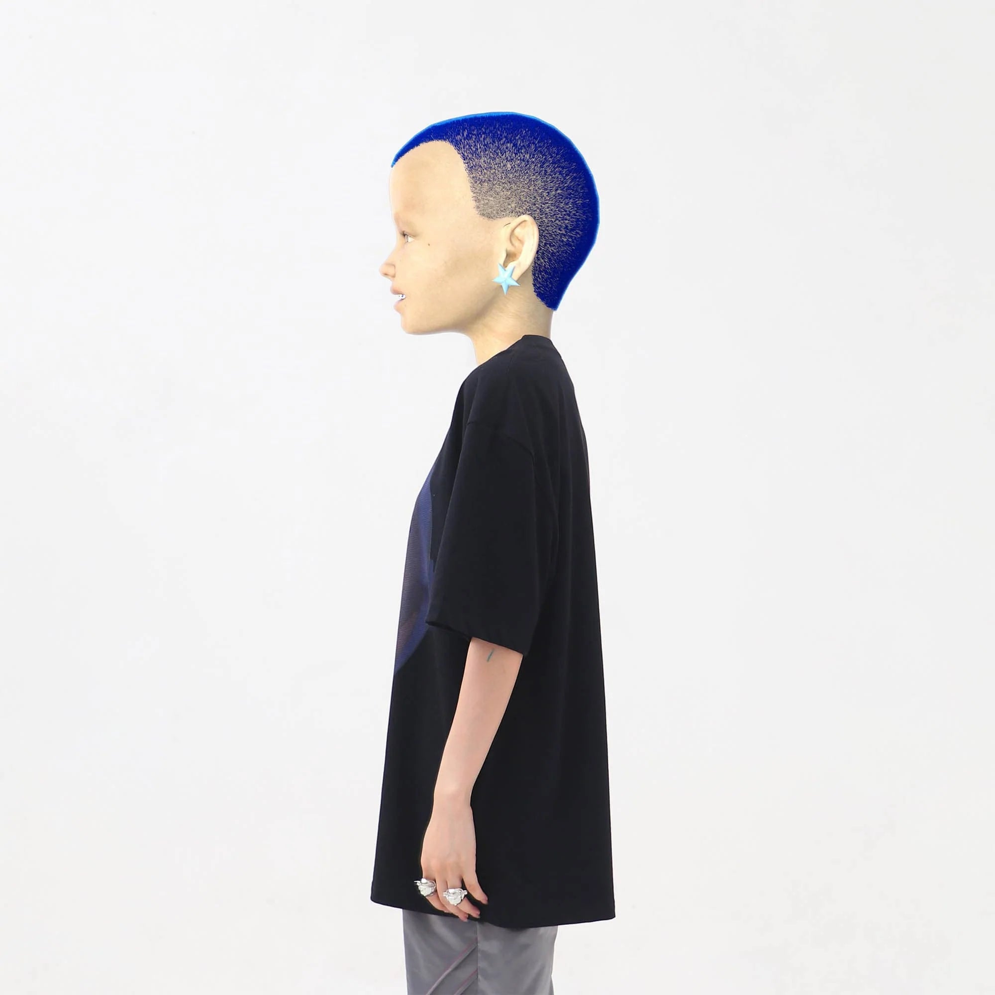 EMBRYO The Face Graphic T-Shirt Black