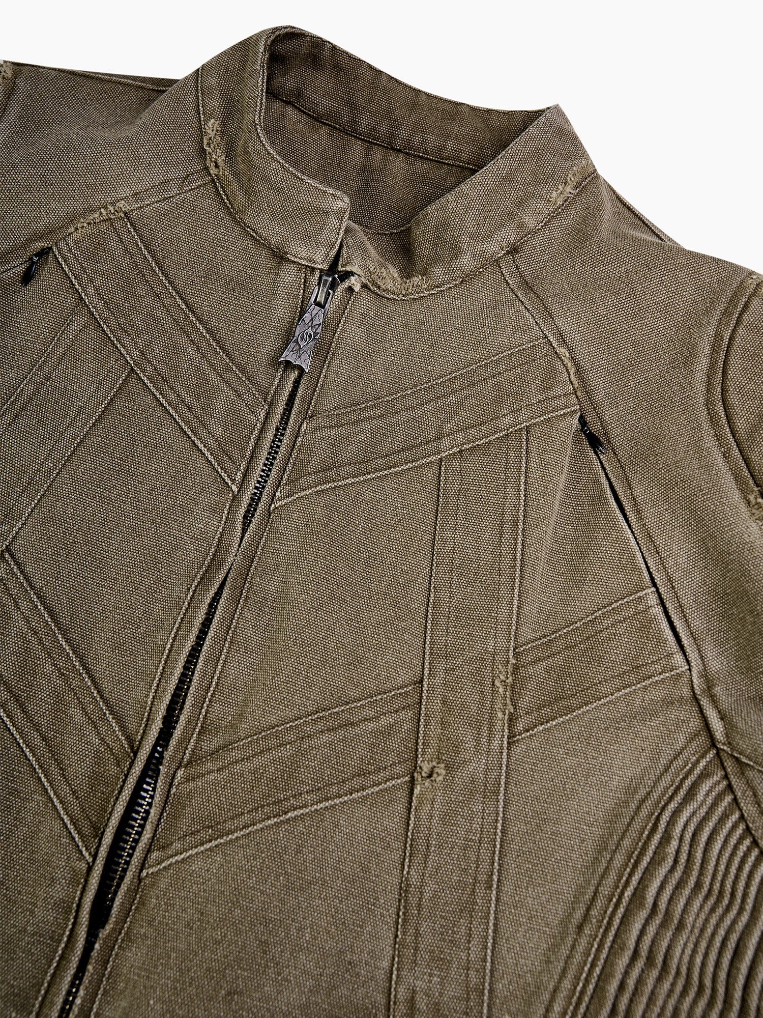 FLYERRER Panel Armor Moto Canvas Jacket
