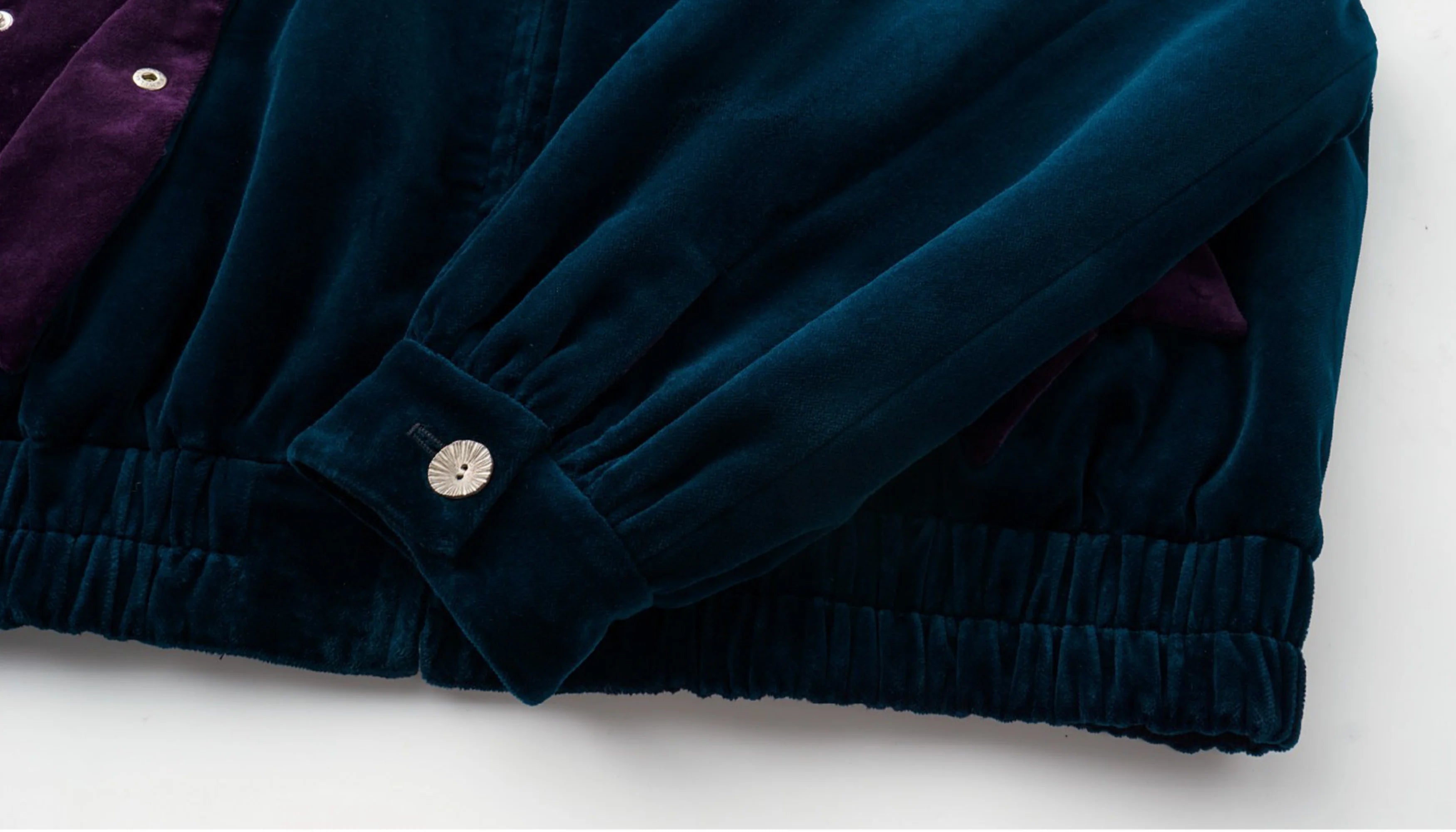 ALVNG AR ANTS Reversible Velvet  Plaid Jacket
