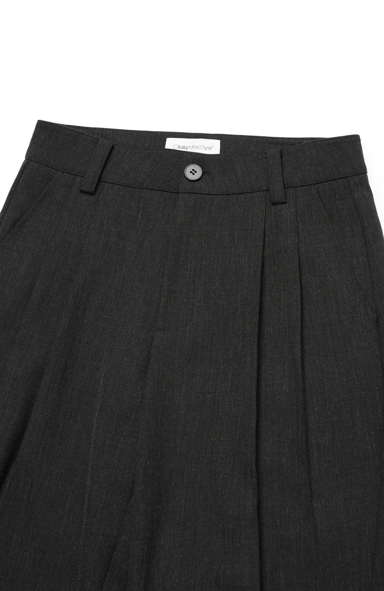 OKAYTHXBYE Geometric Multi-Pleated Trousers