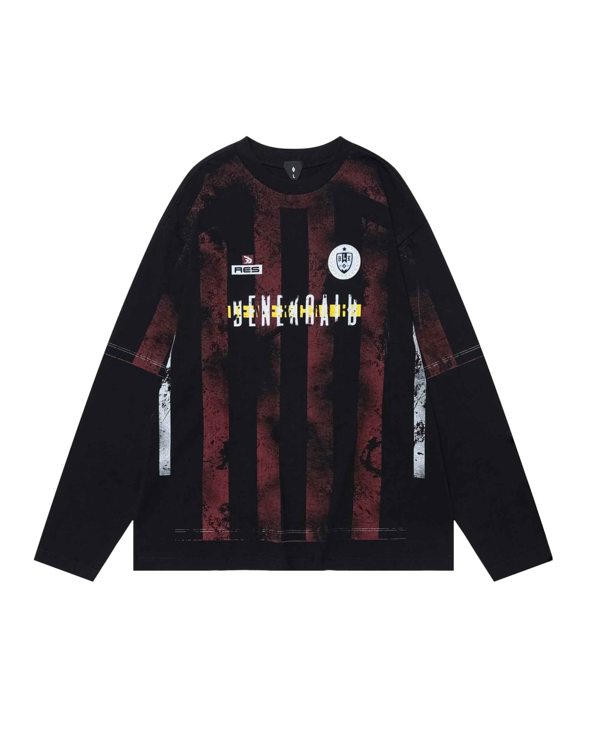 OVDY Retro Distressed Long-Sleeve Jersey