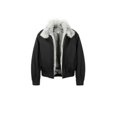 OKAYTHXBYE Faux Fur Lined Puffer Jacket