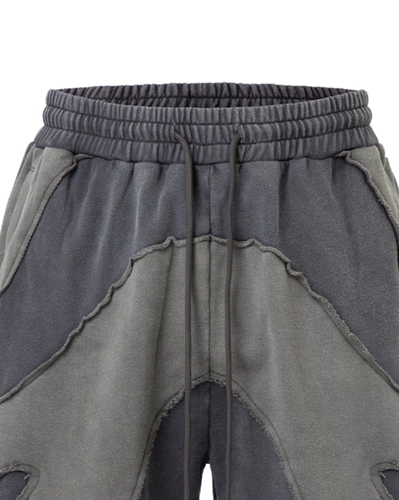 F2CE Distressed Spliced Shorts
