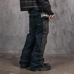 UNDERWATER Multi Pockets Gradient Jeans