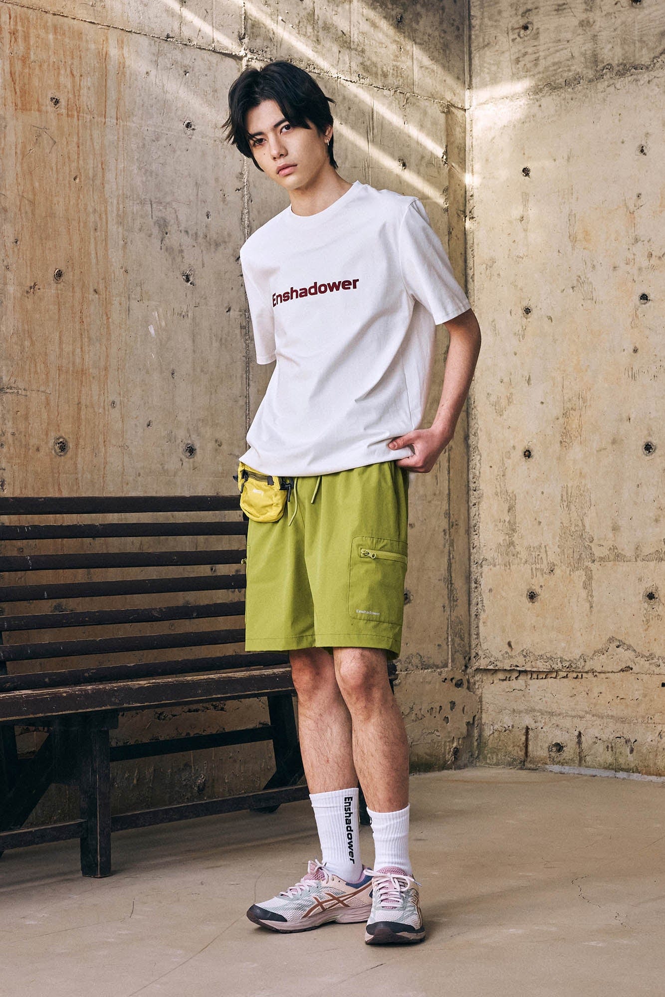 ENSHADOWER Multi-Pocket Quick-Dry Beach Shorts