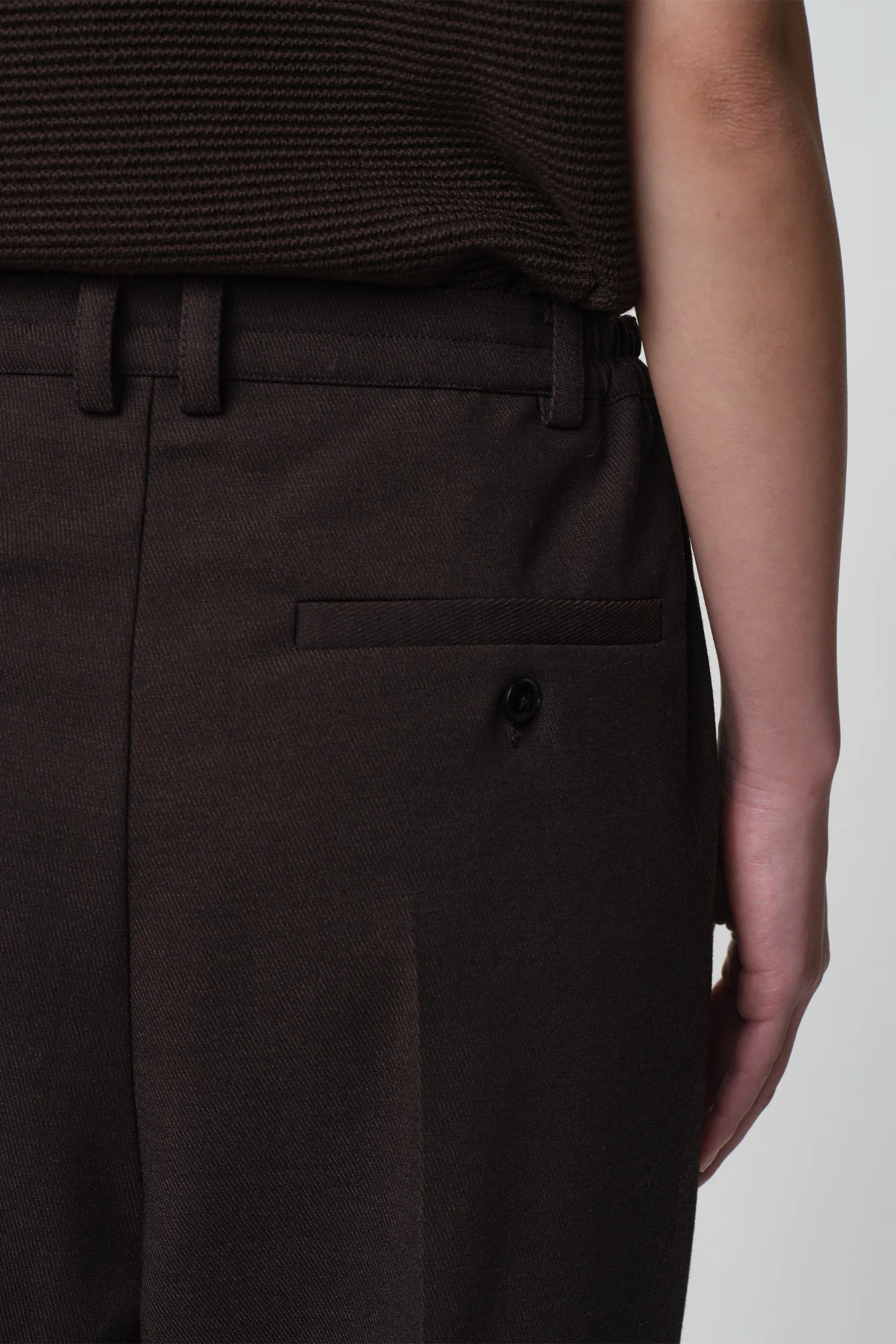 OPICLOTH Modern Pleats Wool-Blend Straight-Leg Pants