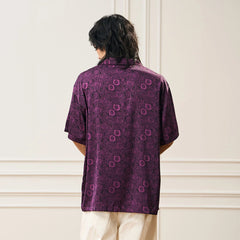 EPIC POETRY Oriental Bloom Cuban Shirt