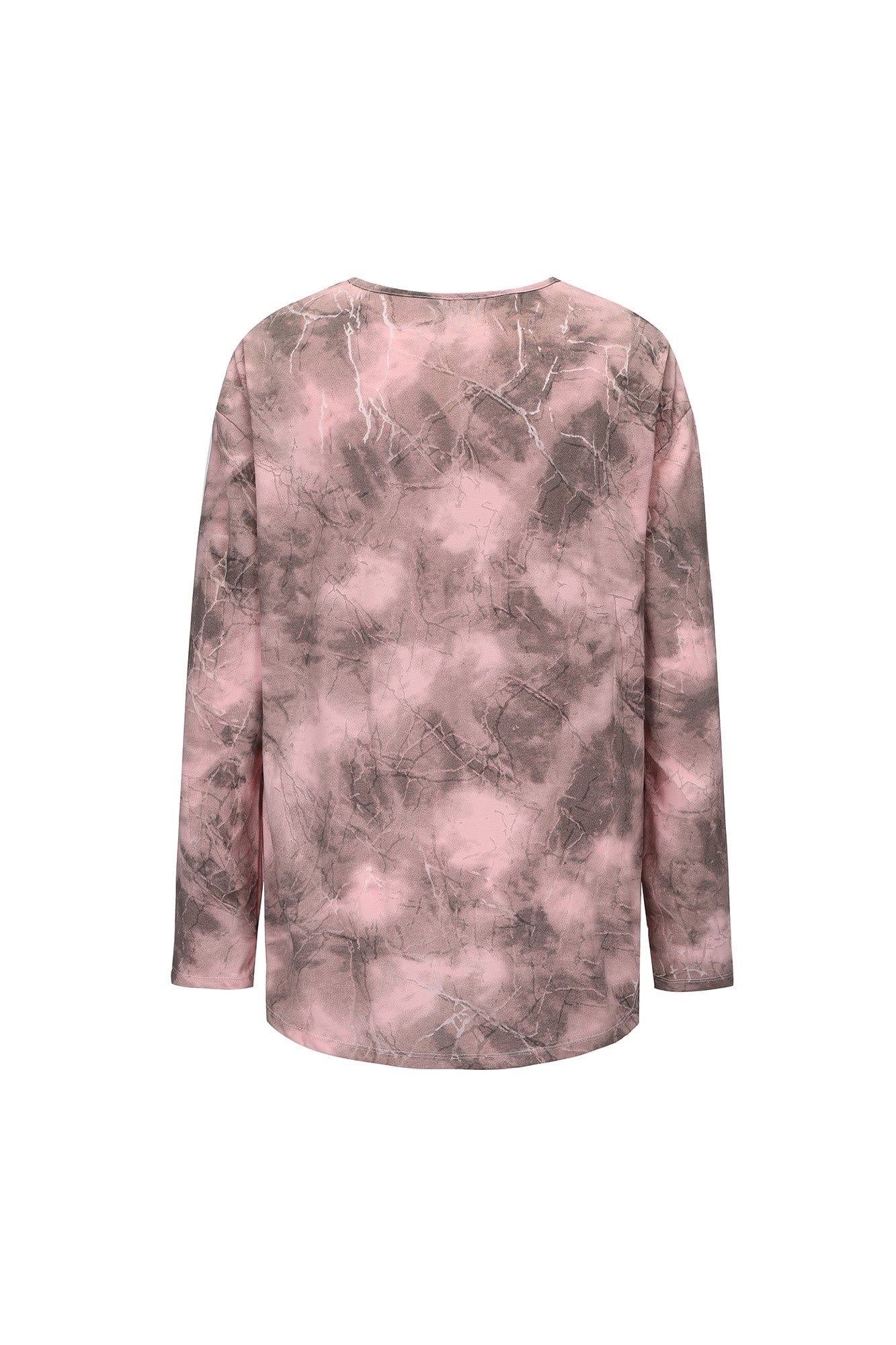 VANN VALRENCE Distressed Tie-Dye Oversized T-Shirt