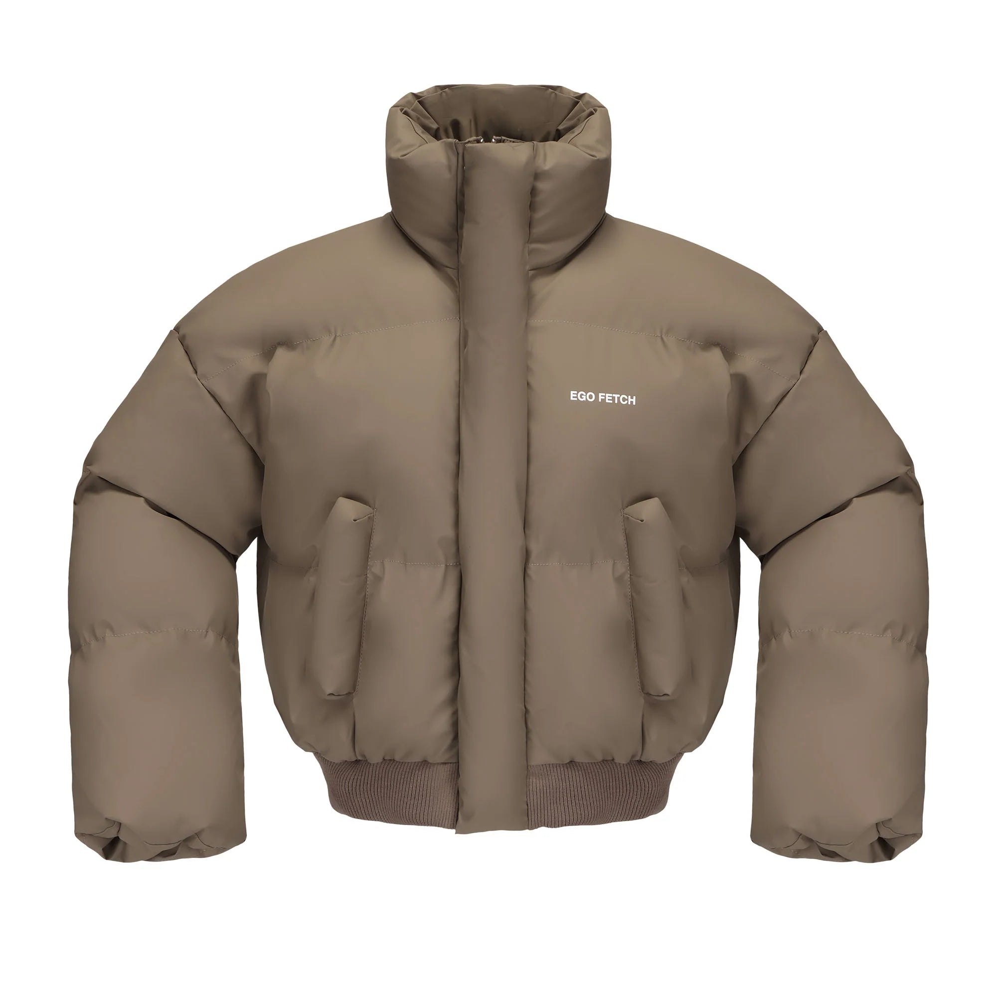 EGOFETCH Essential Cropped Puffer Jacket