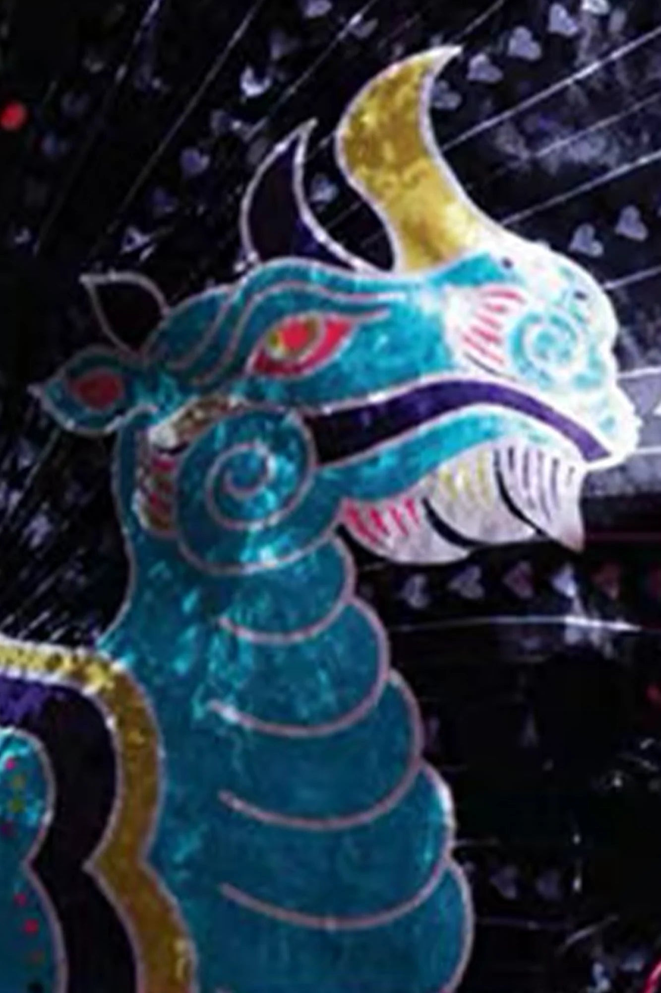 MASH UP ASIA Mythic Beast Heartburst Decorative Art Print