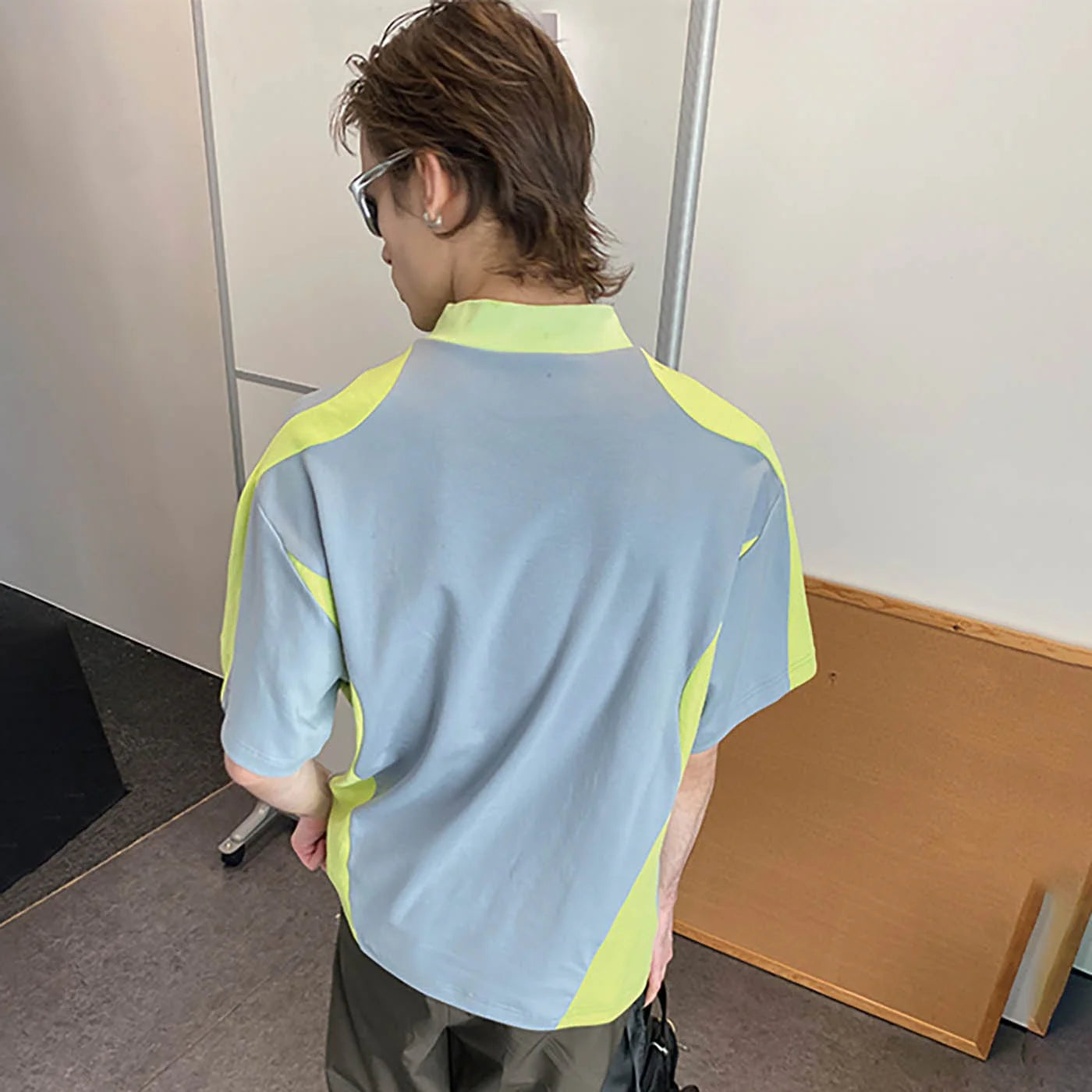 UMAMIISM Modern Spliced Racing T-Shirt