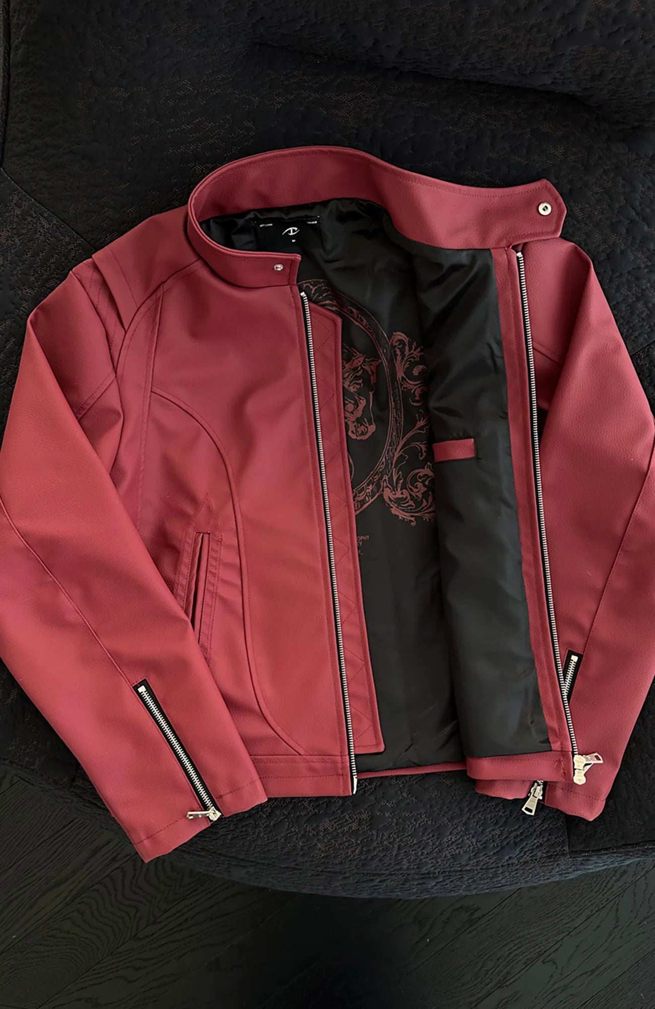 CATSSTAC Harrington PU Jacket