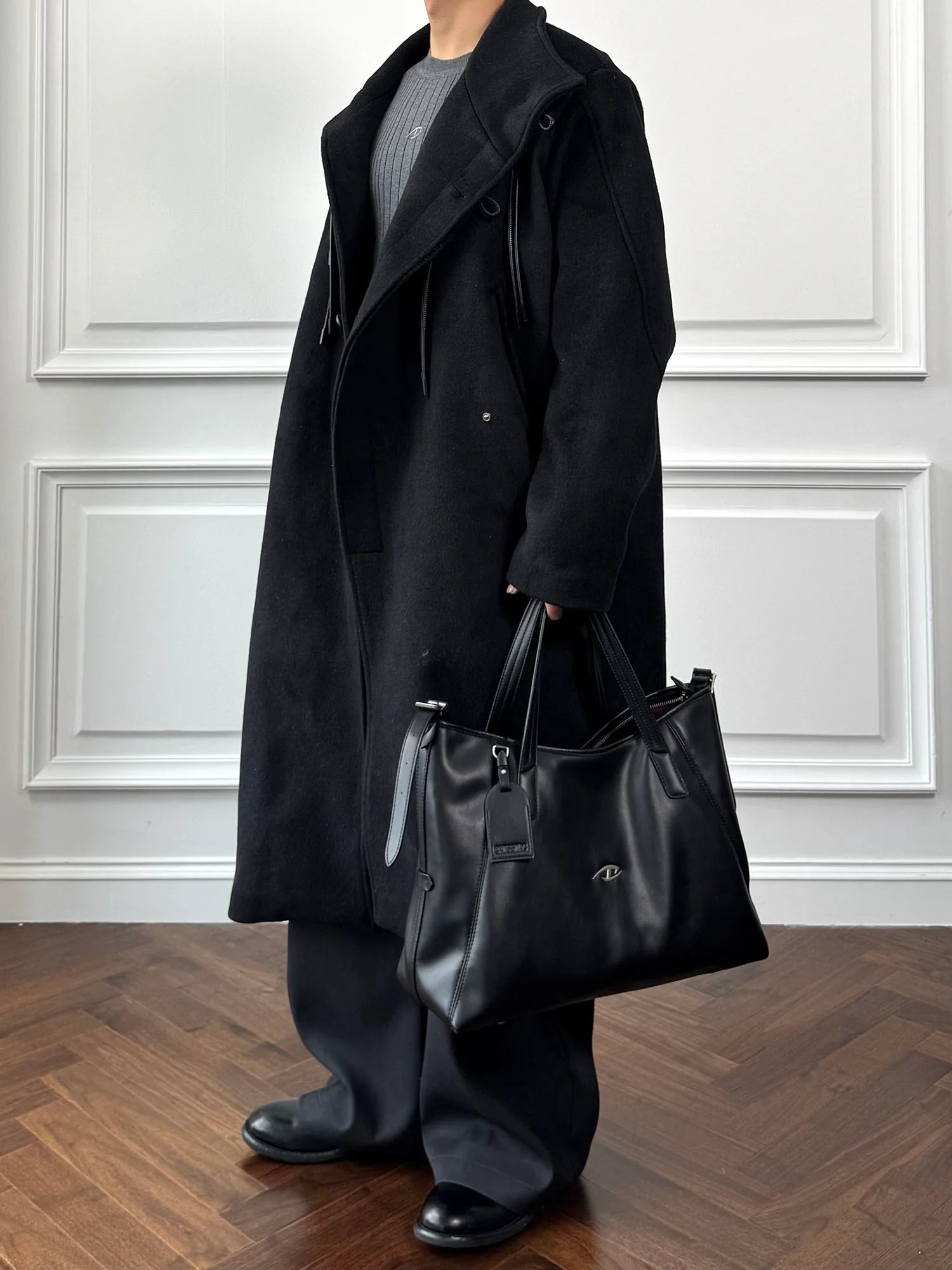 CATSSTAC Classic Toggle Button Wool Overcoat