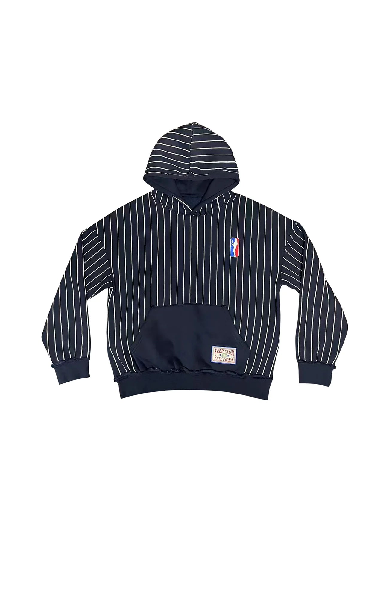 PHANTOMHUNTER Stripe Embroidered Studded Hoodie