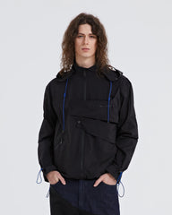 ORGANIC EMOTION Modern Drawstring Asymmetrical Jacket