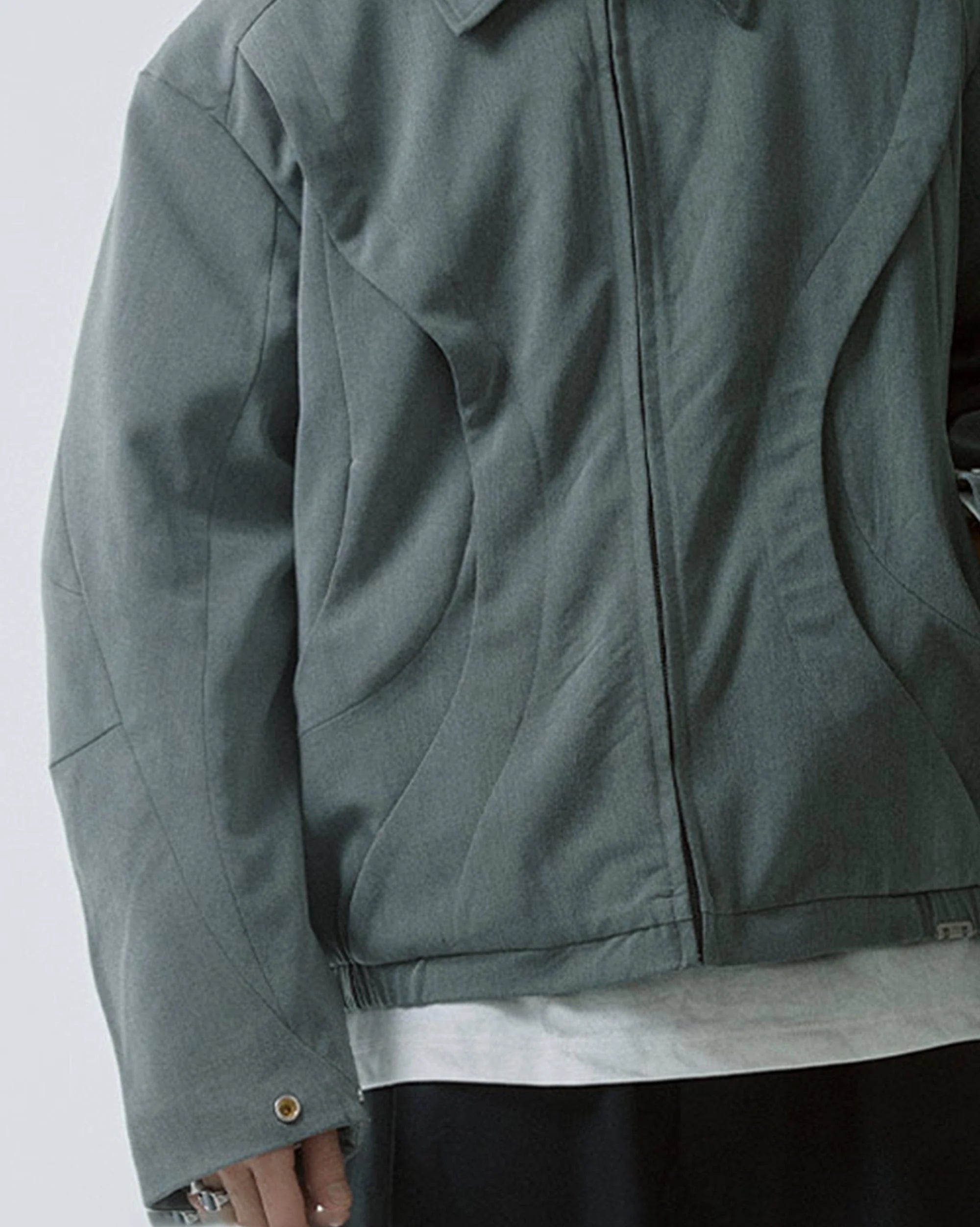 F2CE Deconstructed Layered Zip-Up Jacket