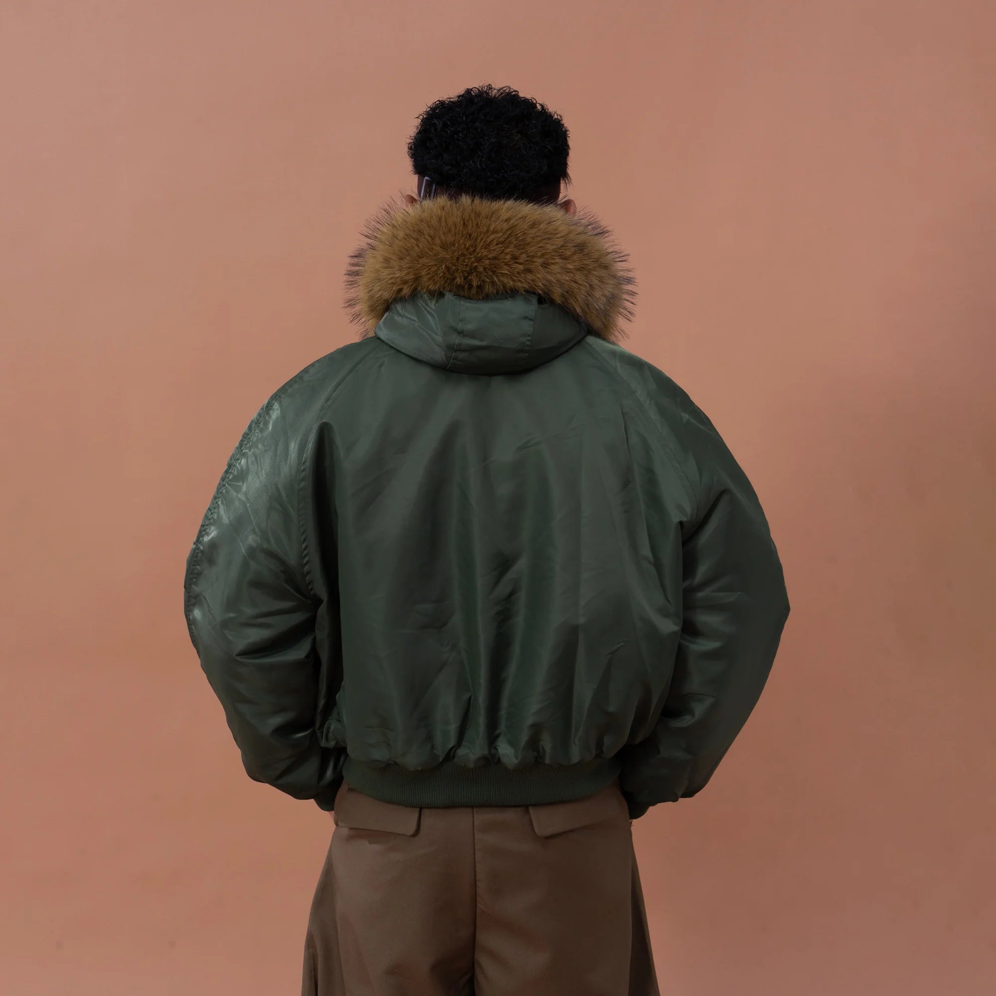 CLP Faux Fur Collar Puffer Parka