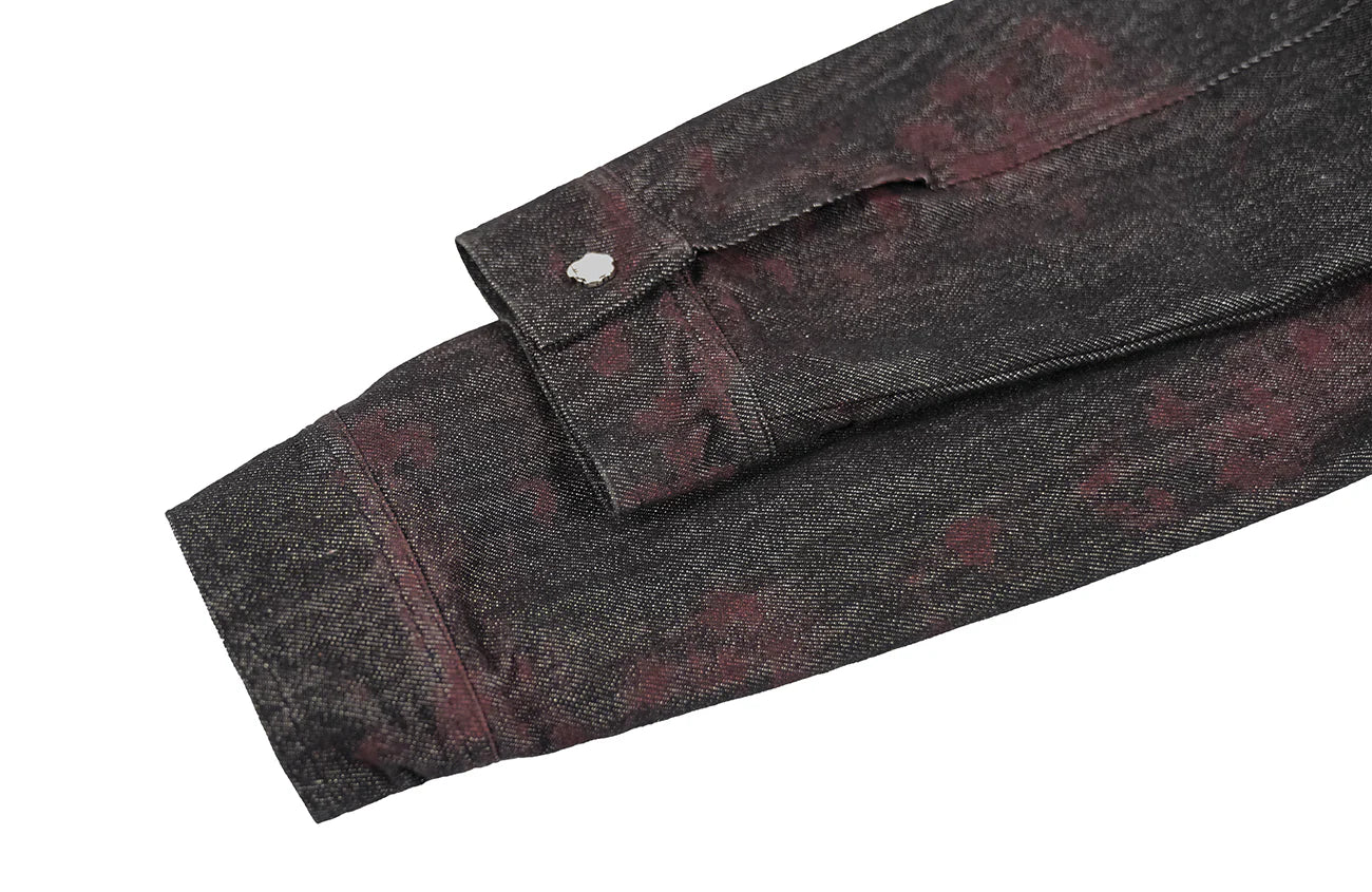 UNDERWATER Bloodstained Raw Denim Jacket