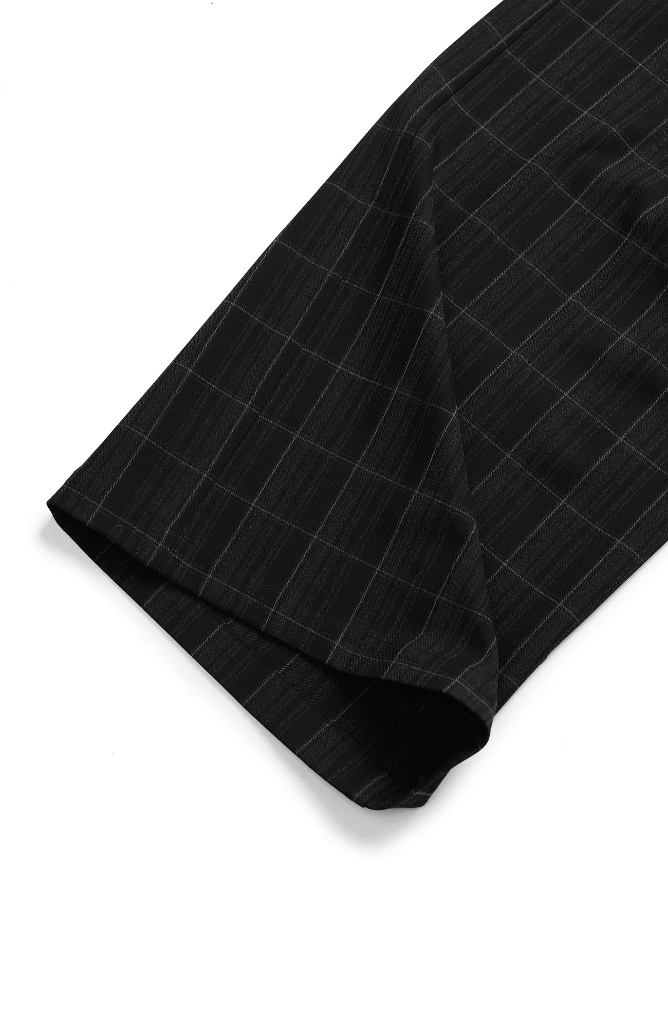 OKAYTHXBYE Retro Checks Pleated Trousers