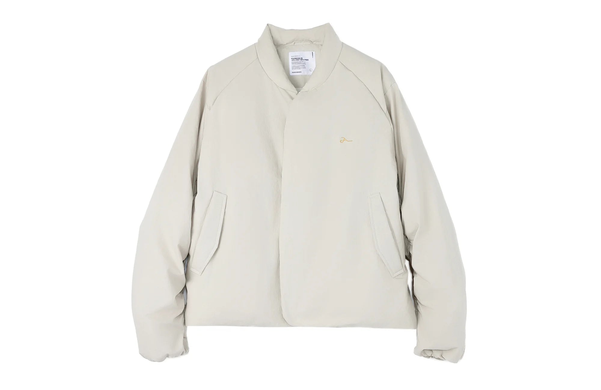 ROARINGWILD A ARCH Minimal Hidden Snap Puffer Jacket