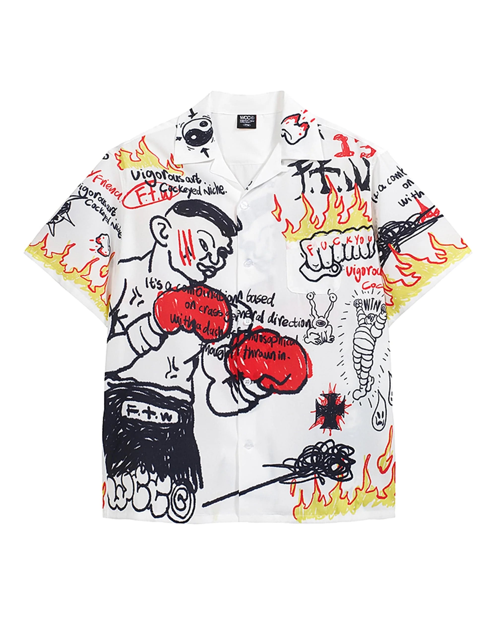 WCC Boxer Graffiti Half-Shirt