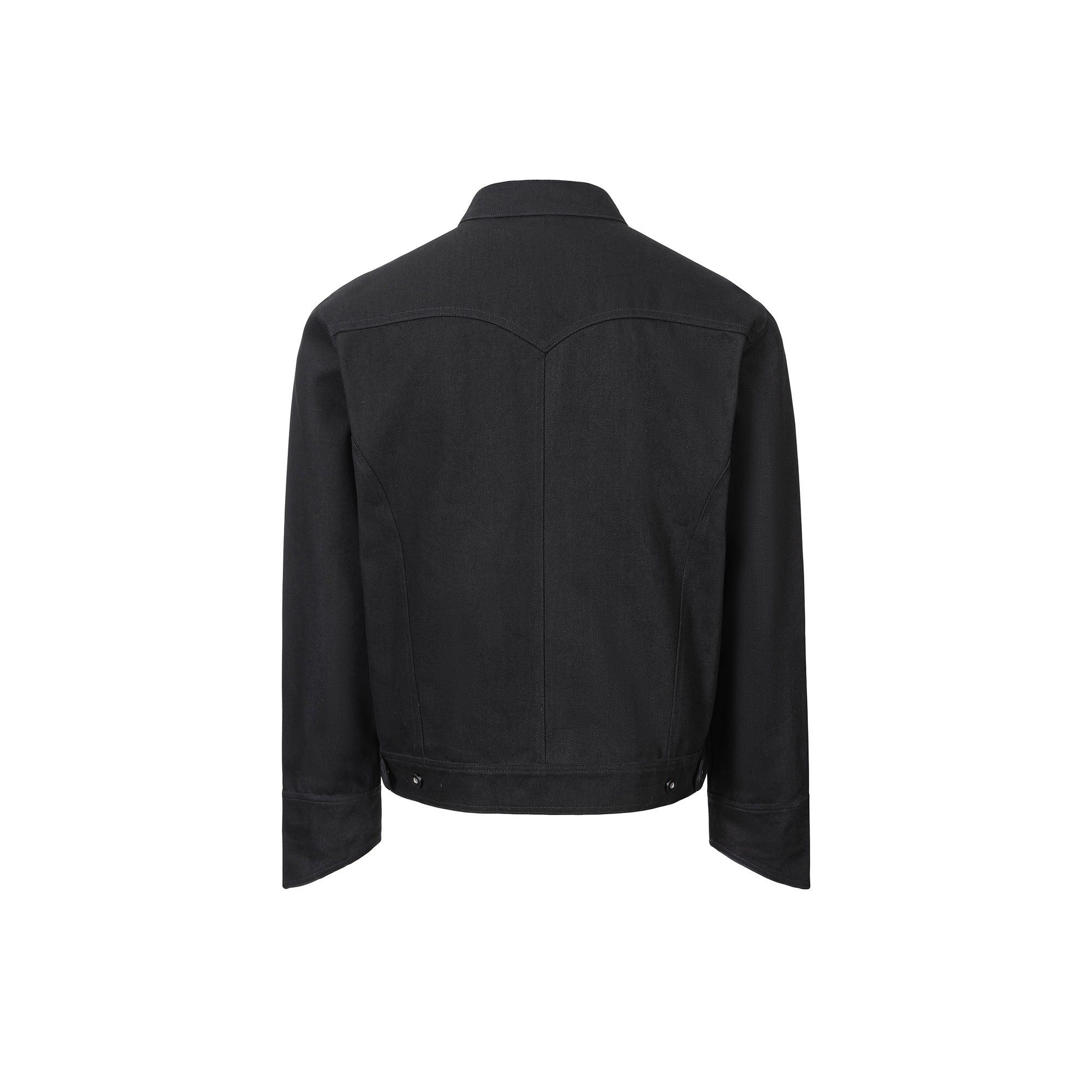 ESAIAS Asymmetric Stand-Collar Military Jacket
