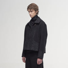 ILNya Nieternite Nifutur Jacquard Paneled Side Tab Jacket