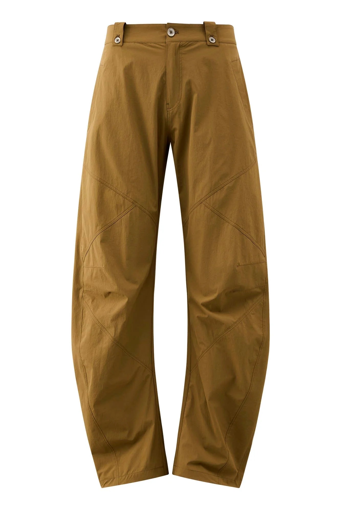 ORGANIC EMOTION Retro Spliced Curved Pants