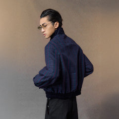 ALVNG AR ANTS Reversible Velvet  Plaid Jacket