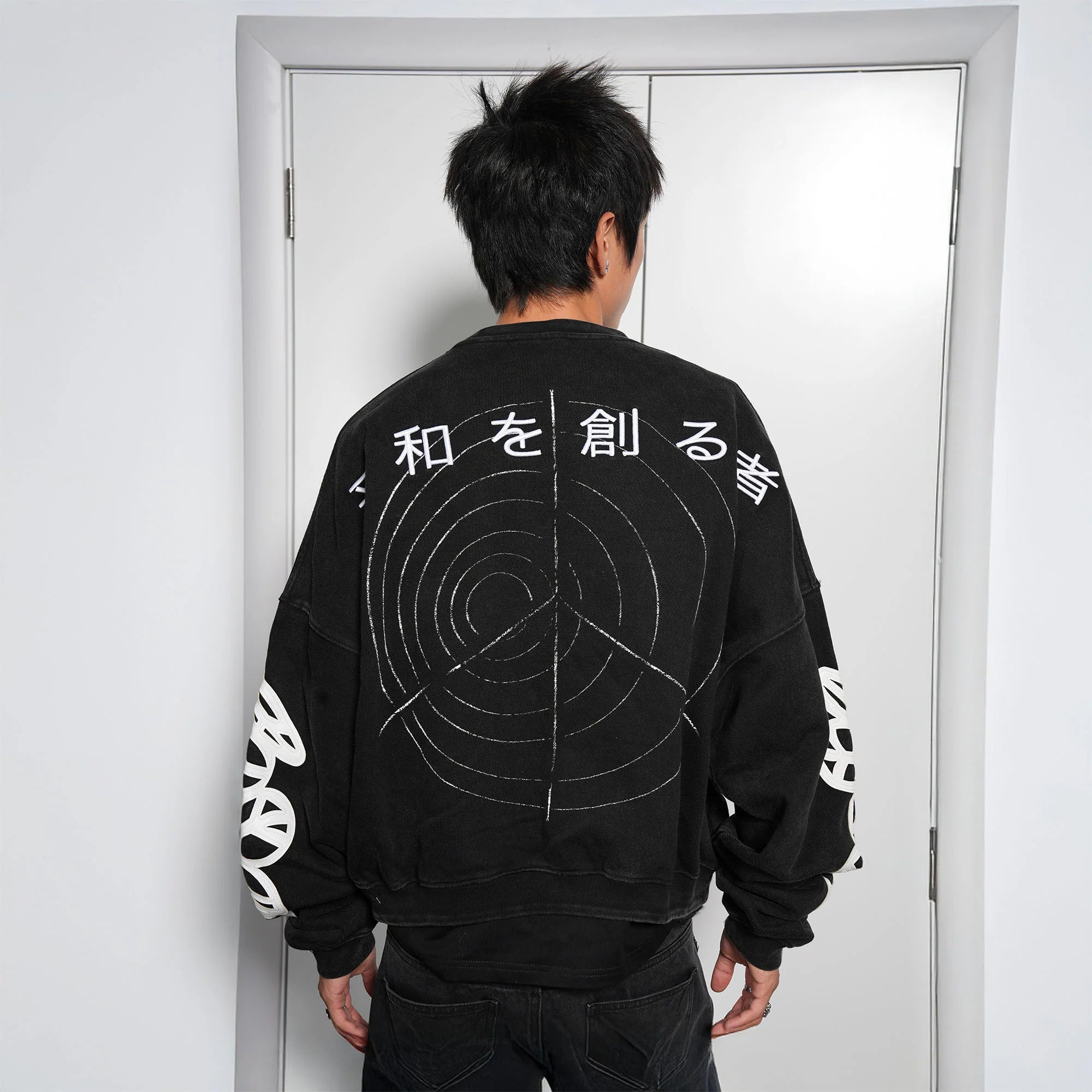 VINKID Peace Defender Graphic Sweatshirt