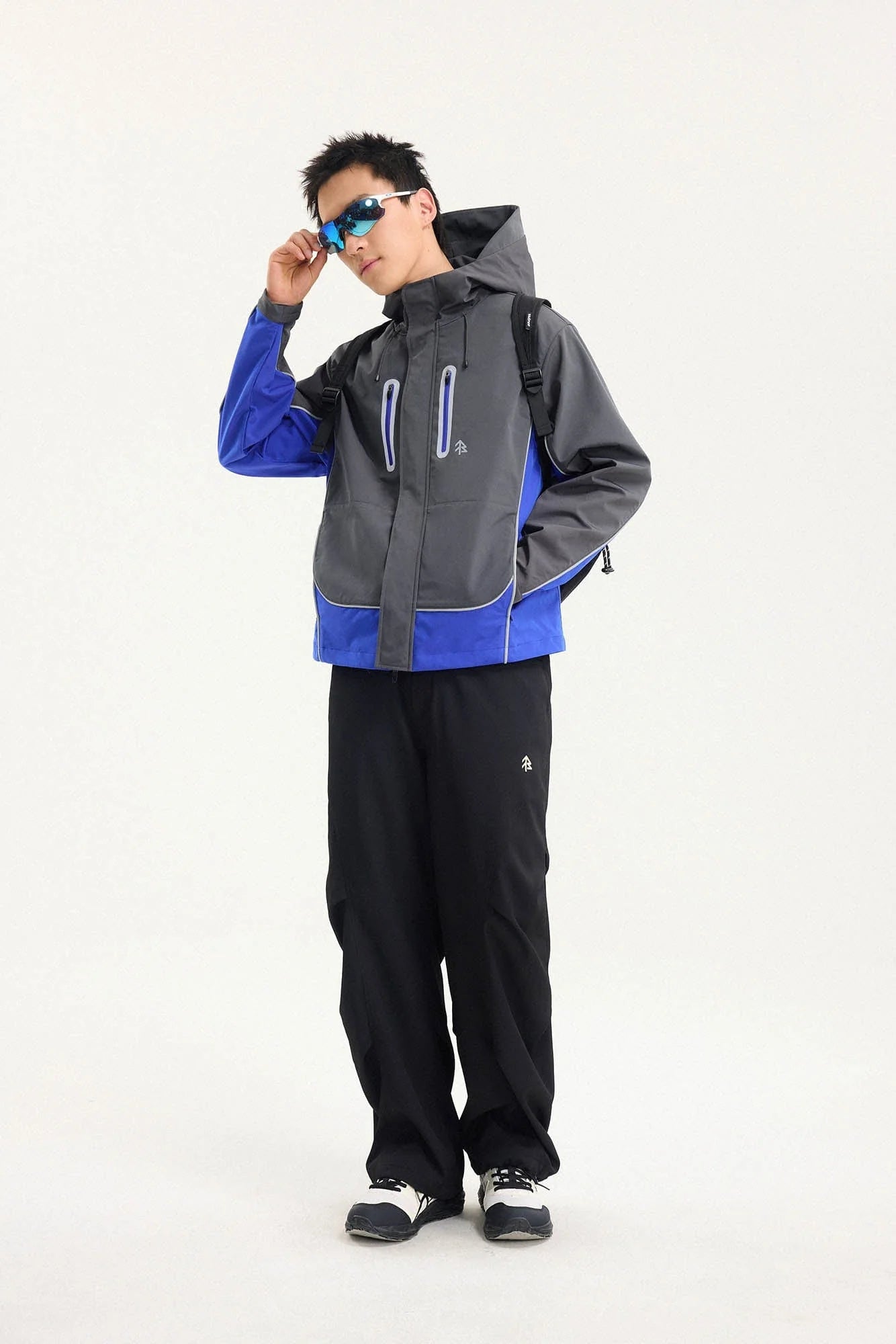 BONELESS Contrast Waterproof Utility Hooded Jacket