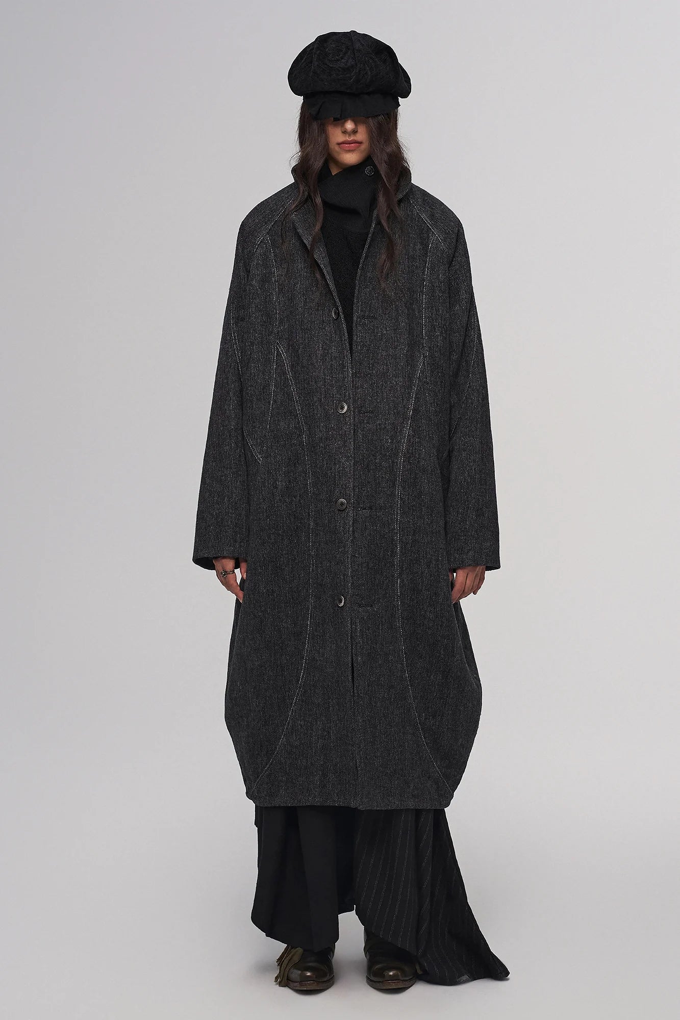 ILNya Nieternite Nifutur Lace-Jacquard Newsboy Cap