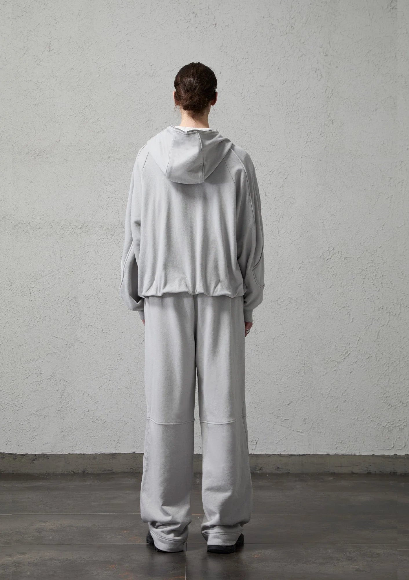 ORGANIC EMOTION Structured Panelled Oversized Sweatpants