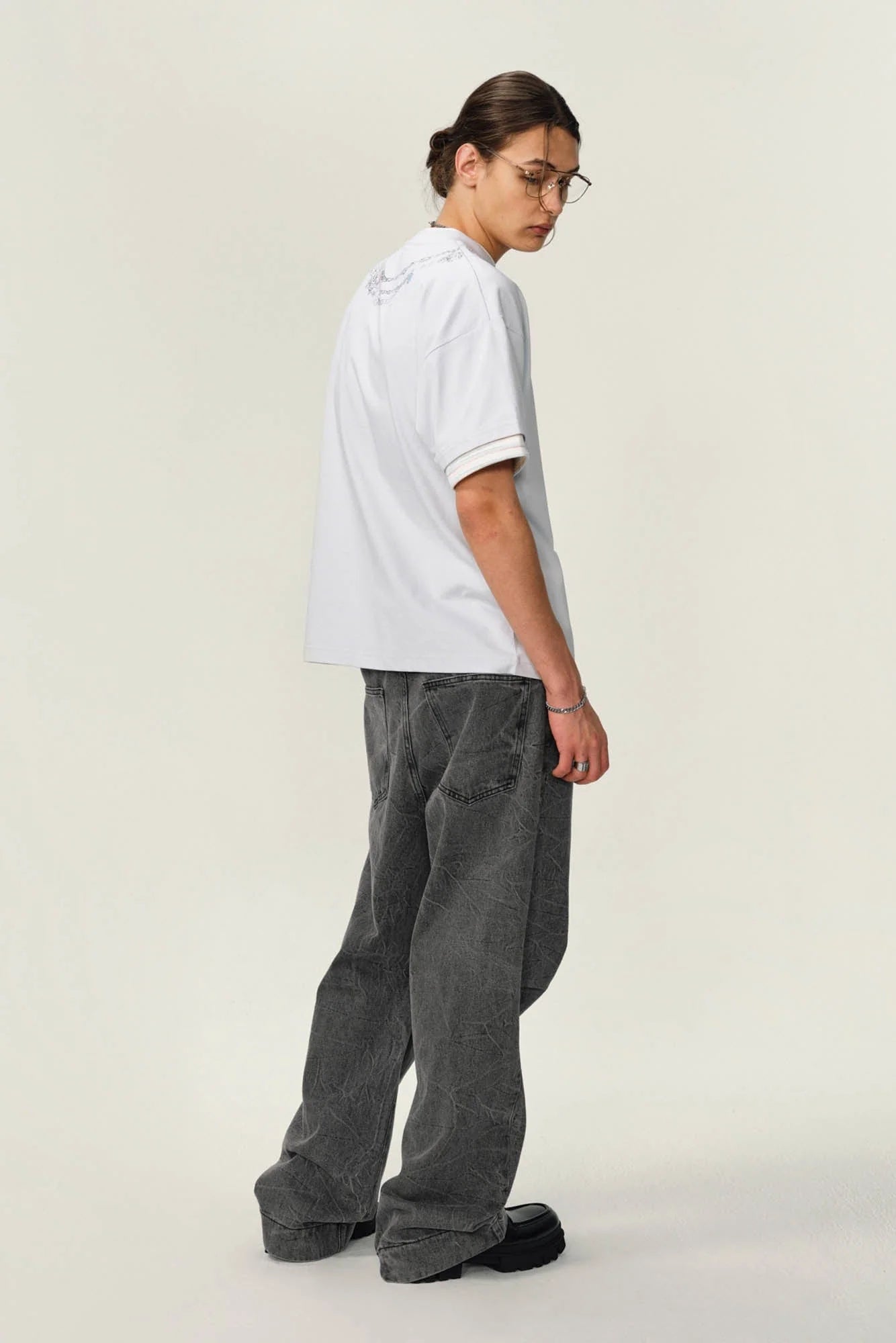 OVDY Chain Graphic Layered Sorona T-Shirt