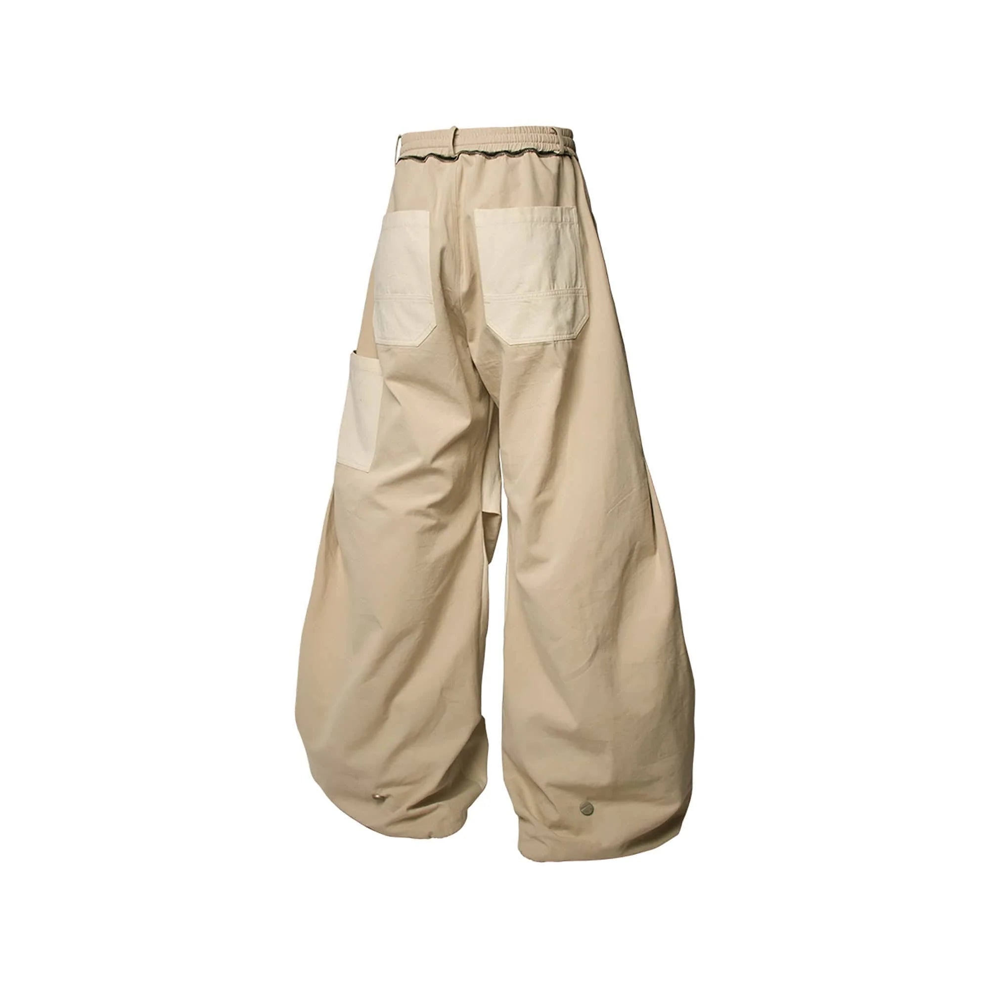 RELABEL Spliced Crinkled Oversized Cargo Pants