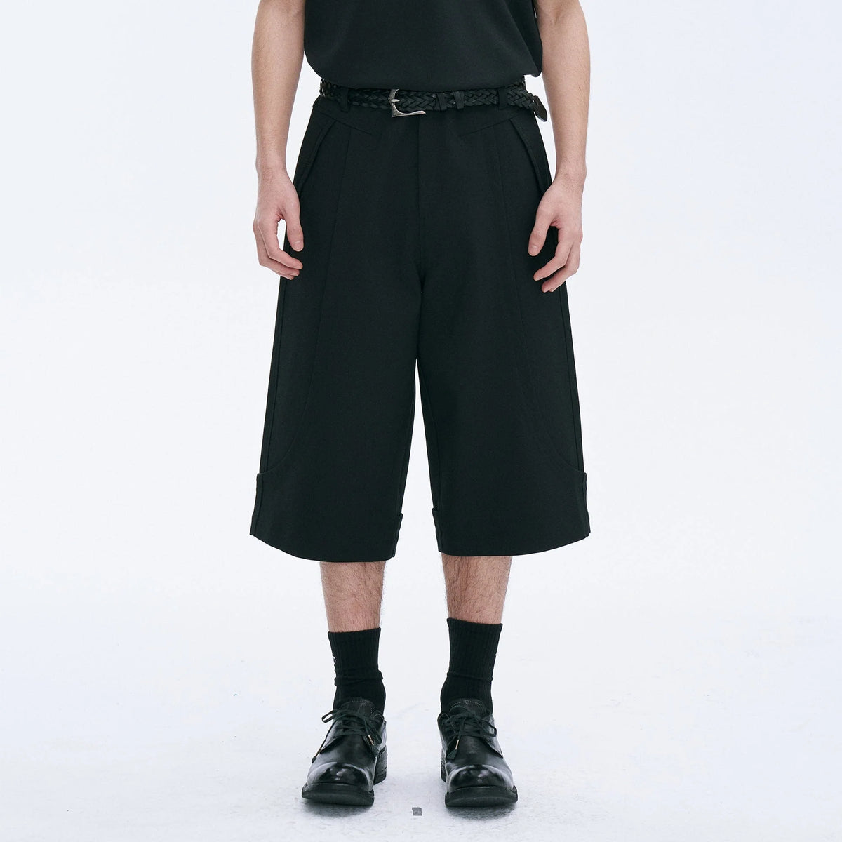 CATSSTAC Essential Spliced Wool-Blend Capri Pants