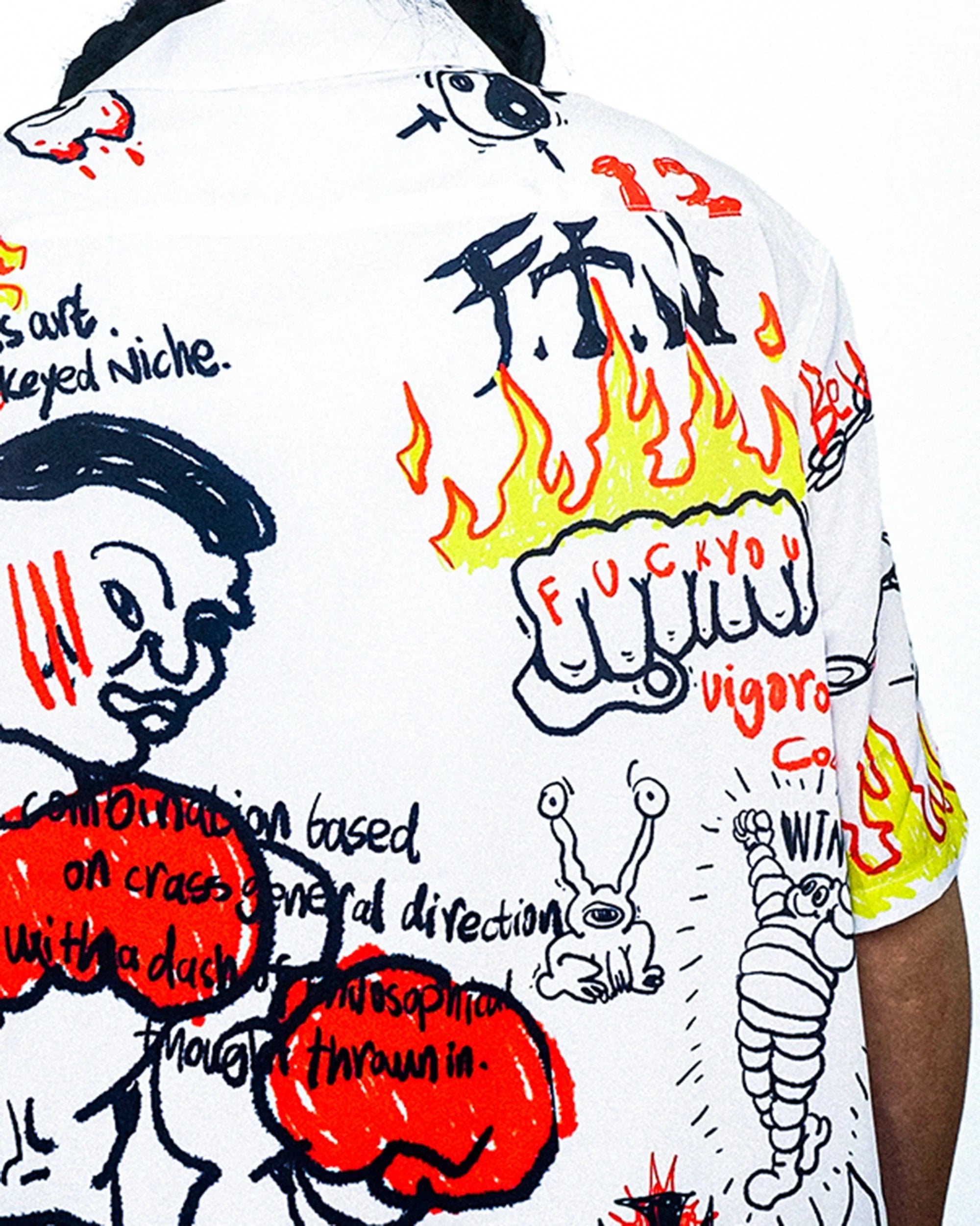WCC Boxer Graffiti Half-Shirt