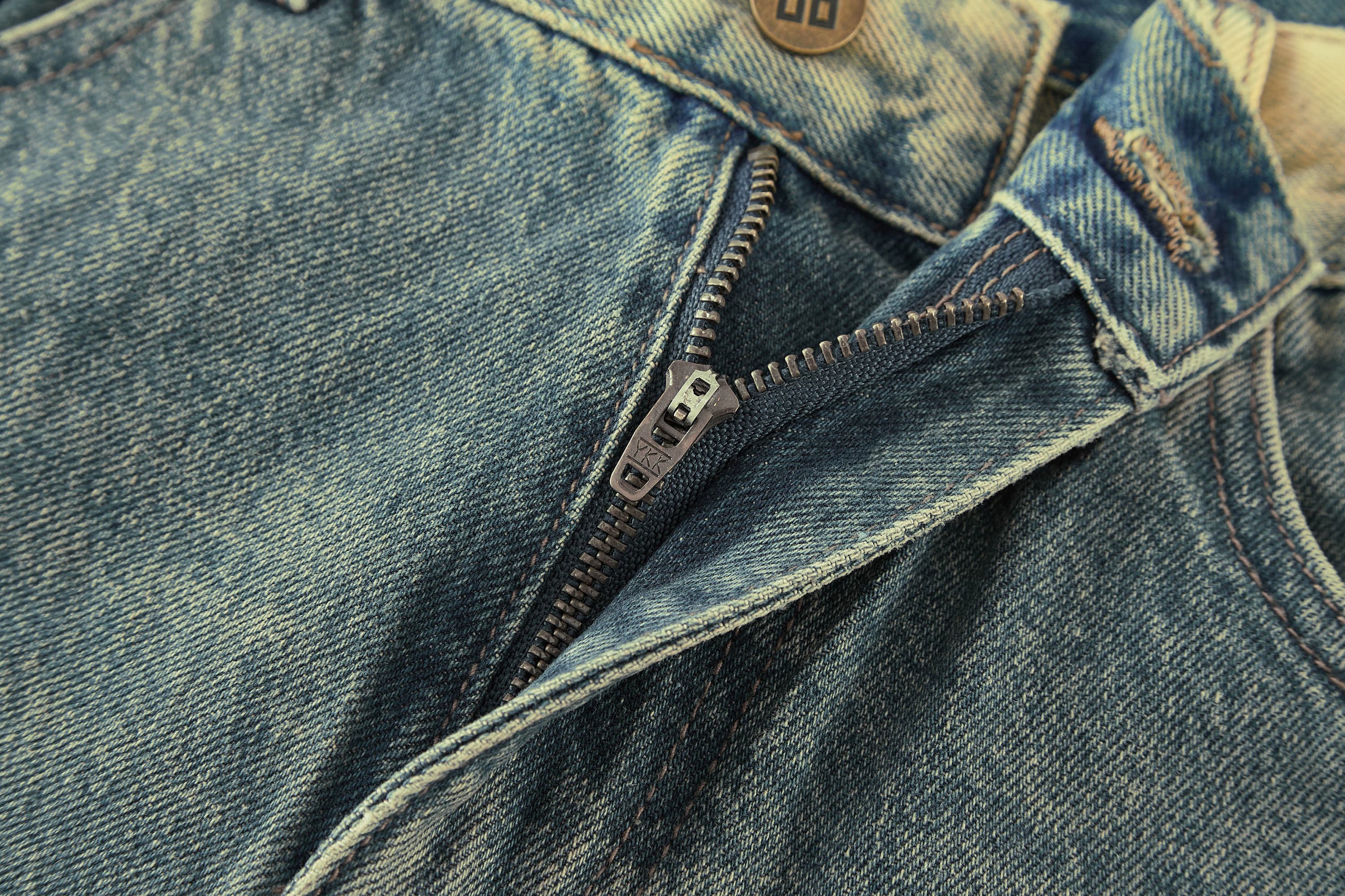 BONELESS Contrast Washed Jeans