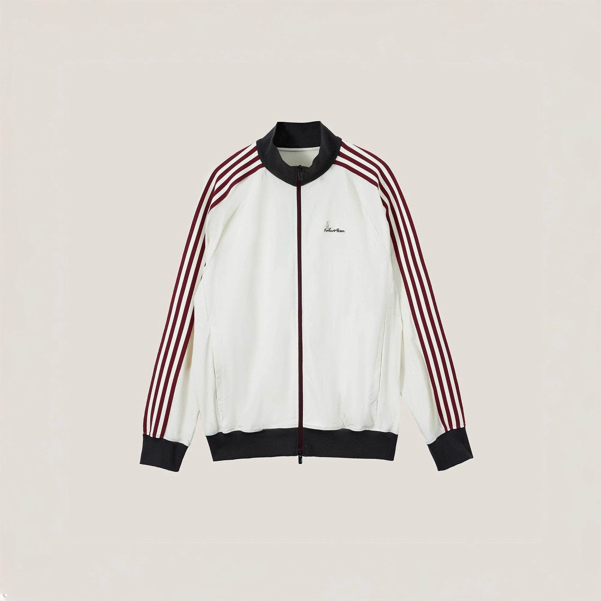 UMAMIISM Retro Striped Track Jacket