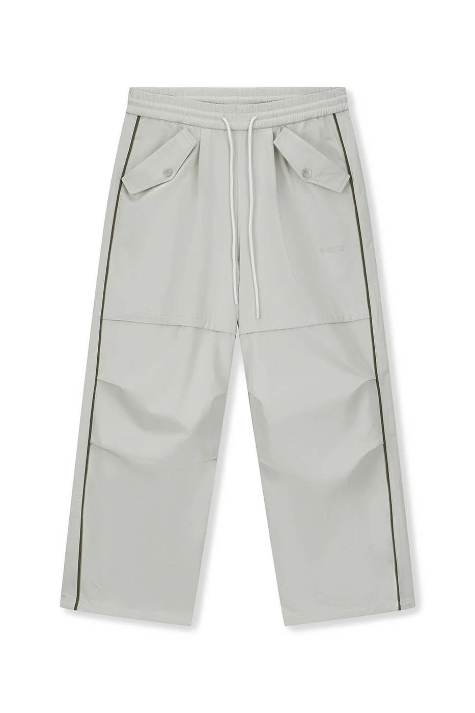 BONELESS Paneled Crinkled Parachute Pants