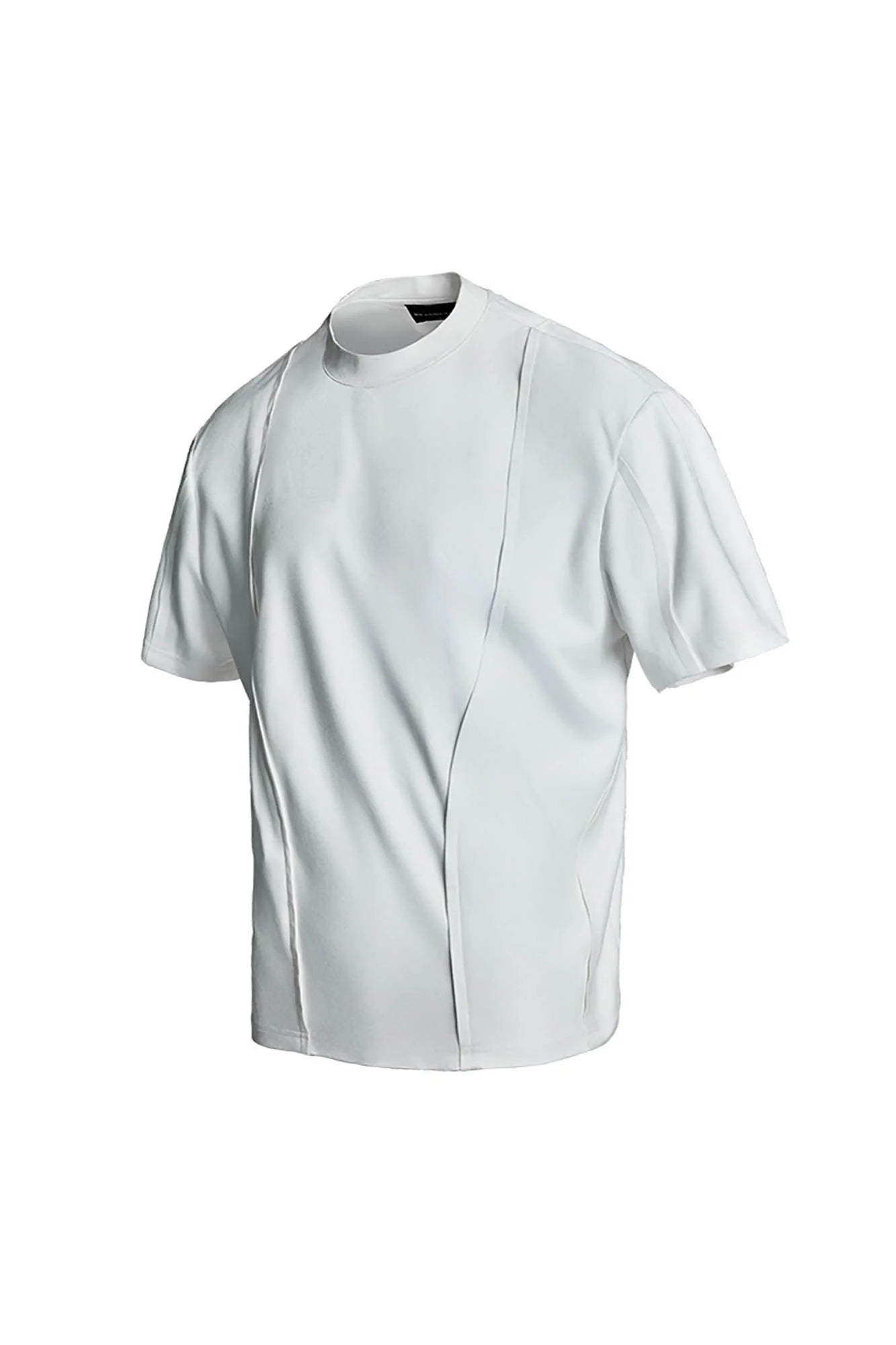 SSIN7 Suede Arc Spliced T-Shirt