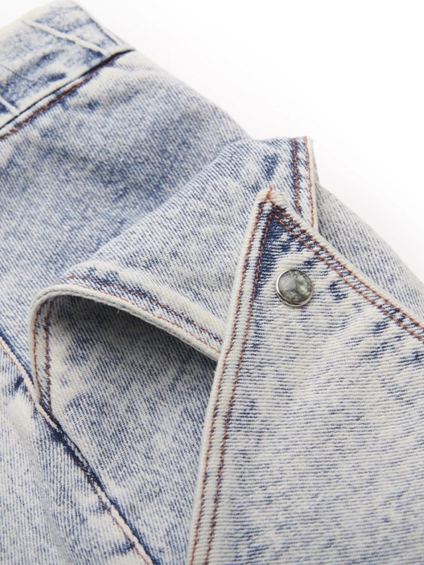 DND4DES Deconstructed Rose Petals Washed Jeans