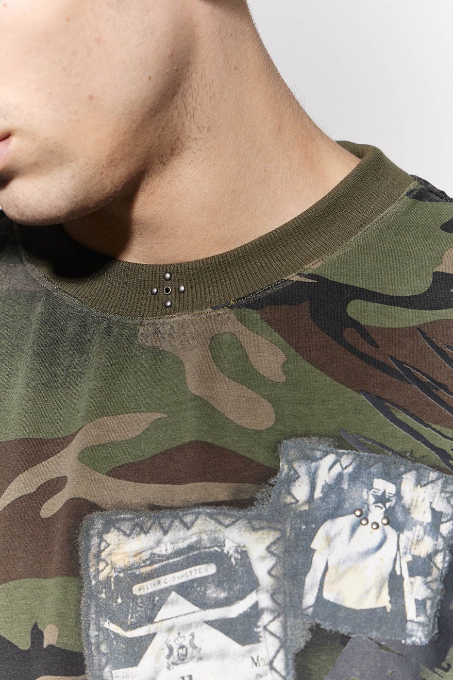 DND4DES Graffiti Camo Rivet T-Shirt