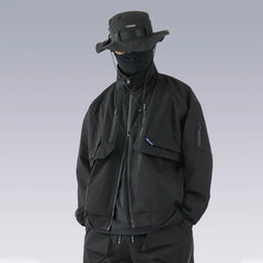 SILENSTORM Double-Layer Multi-Pocket Stand Collar Jacket