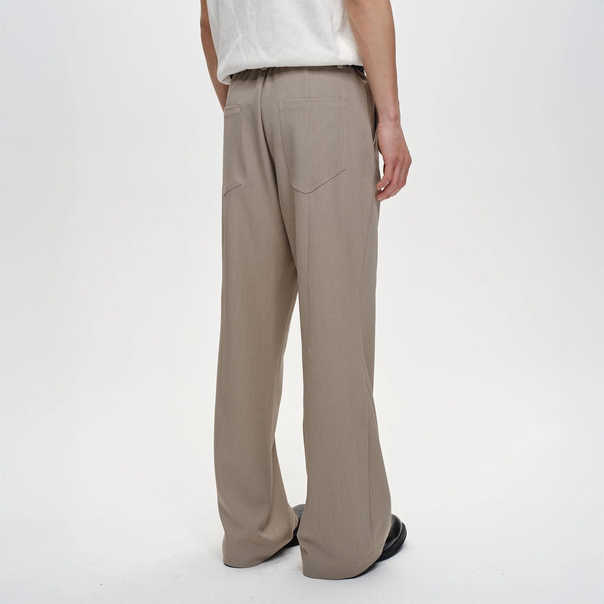CATSSTAC Minimal Patch Wide-Leg Trousers