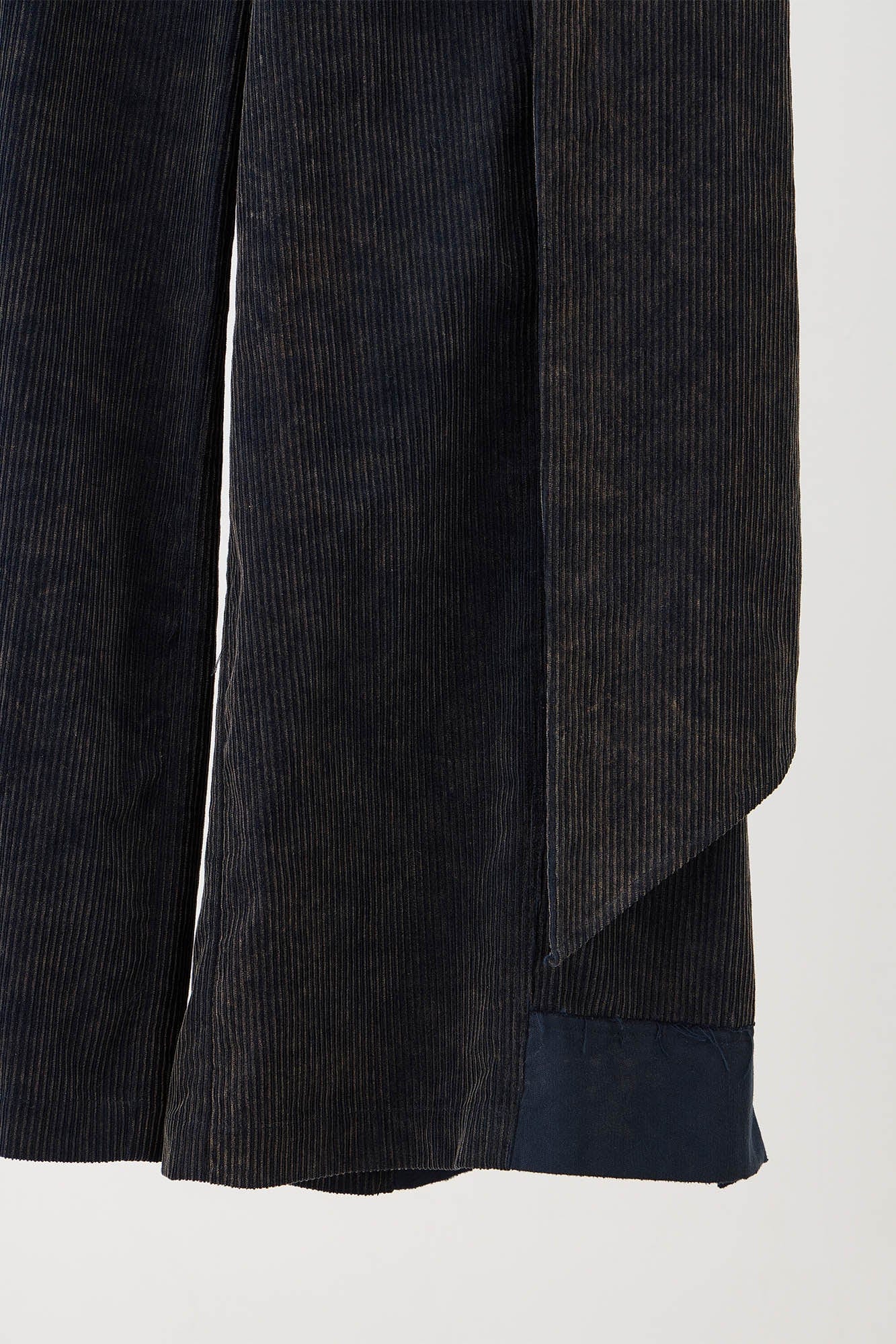 ILNya Nieternite Nifutur Layered Corduroy Wrap-Paneled Wide-Leg Trousers