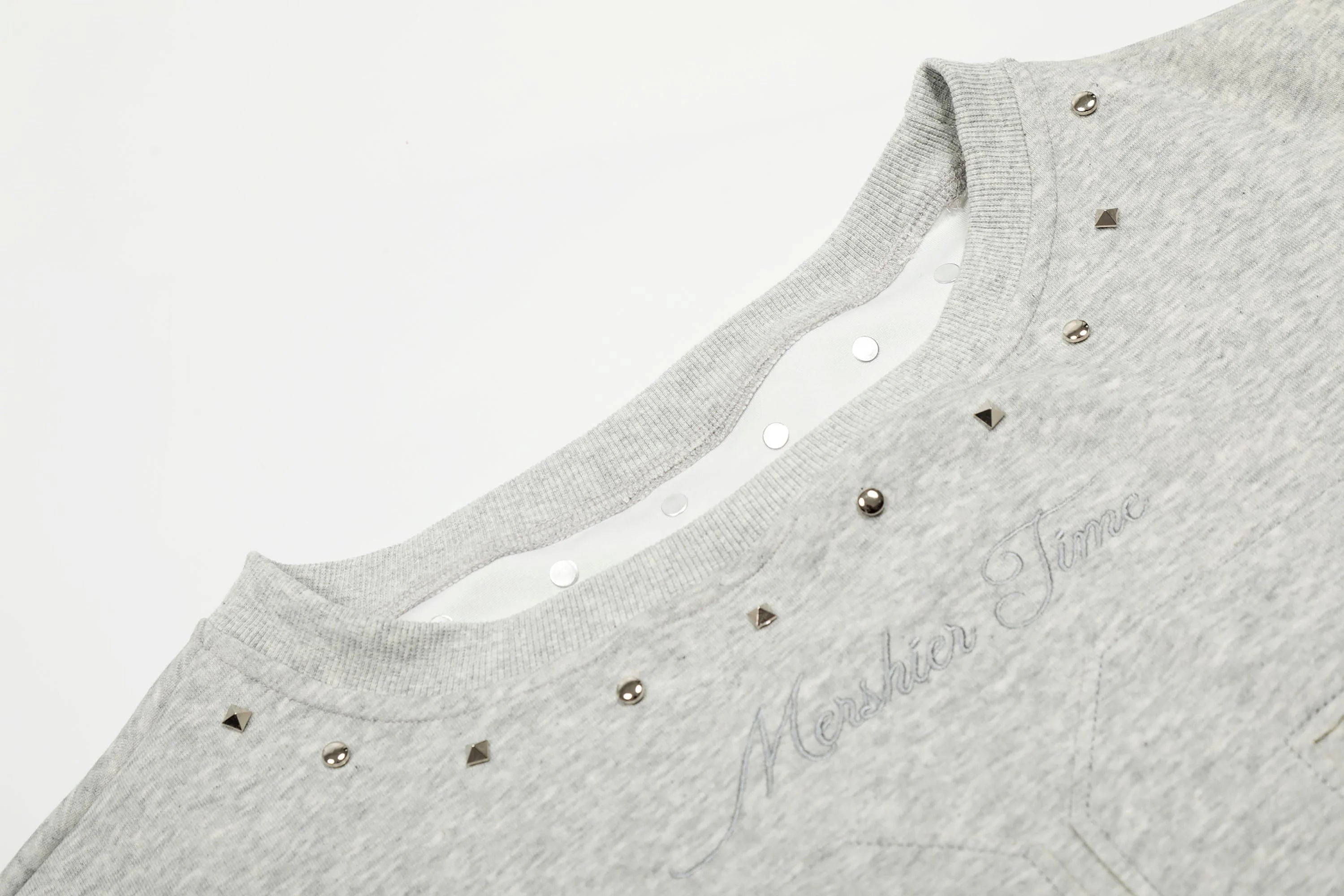 CLP No.96 Patch Studded Sweatshirt