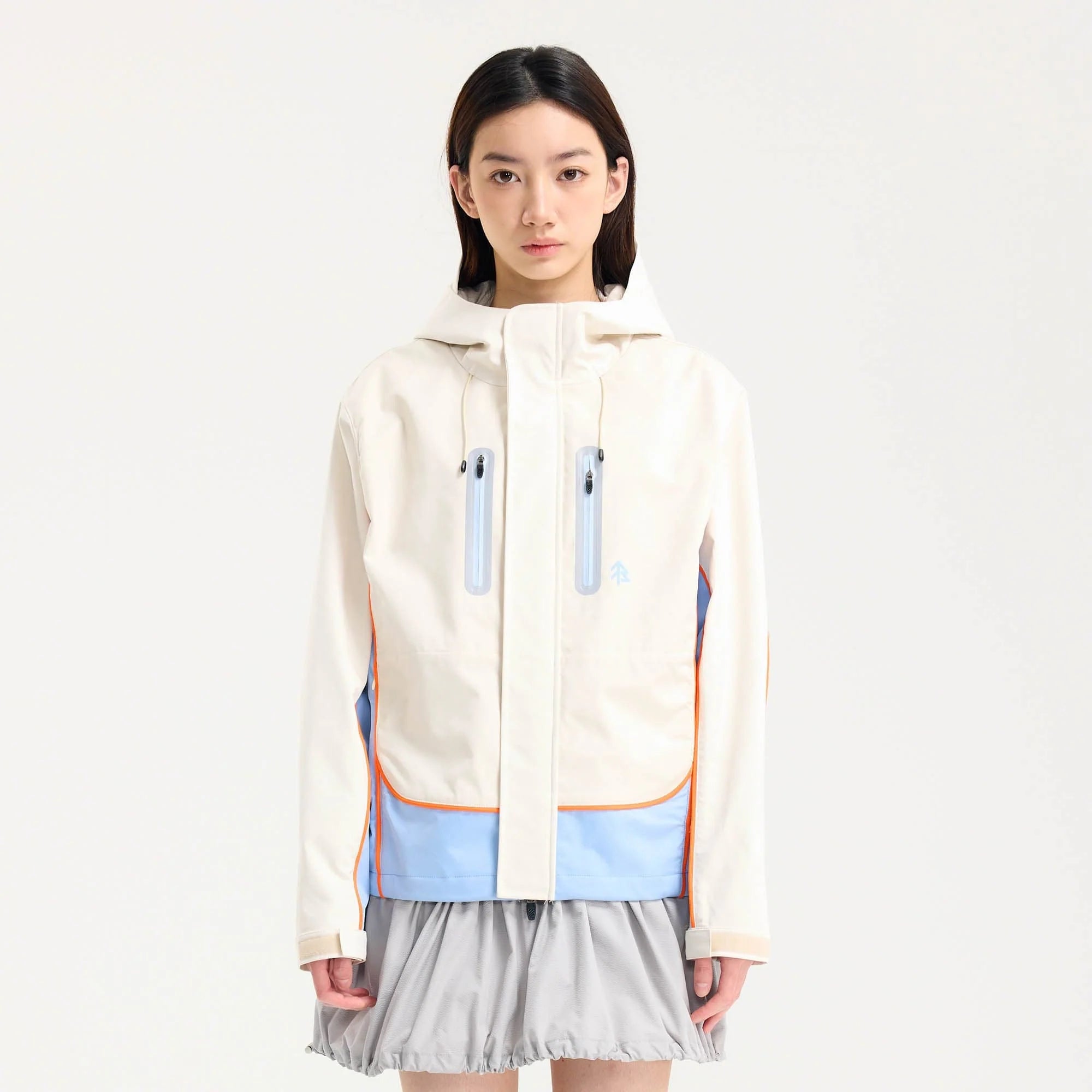 BONELESS Contrast Waterproof Utility Hooded Jacket