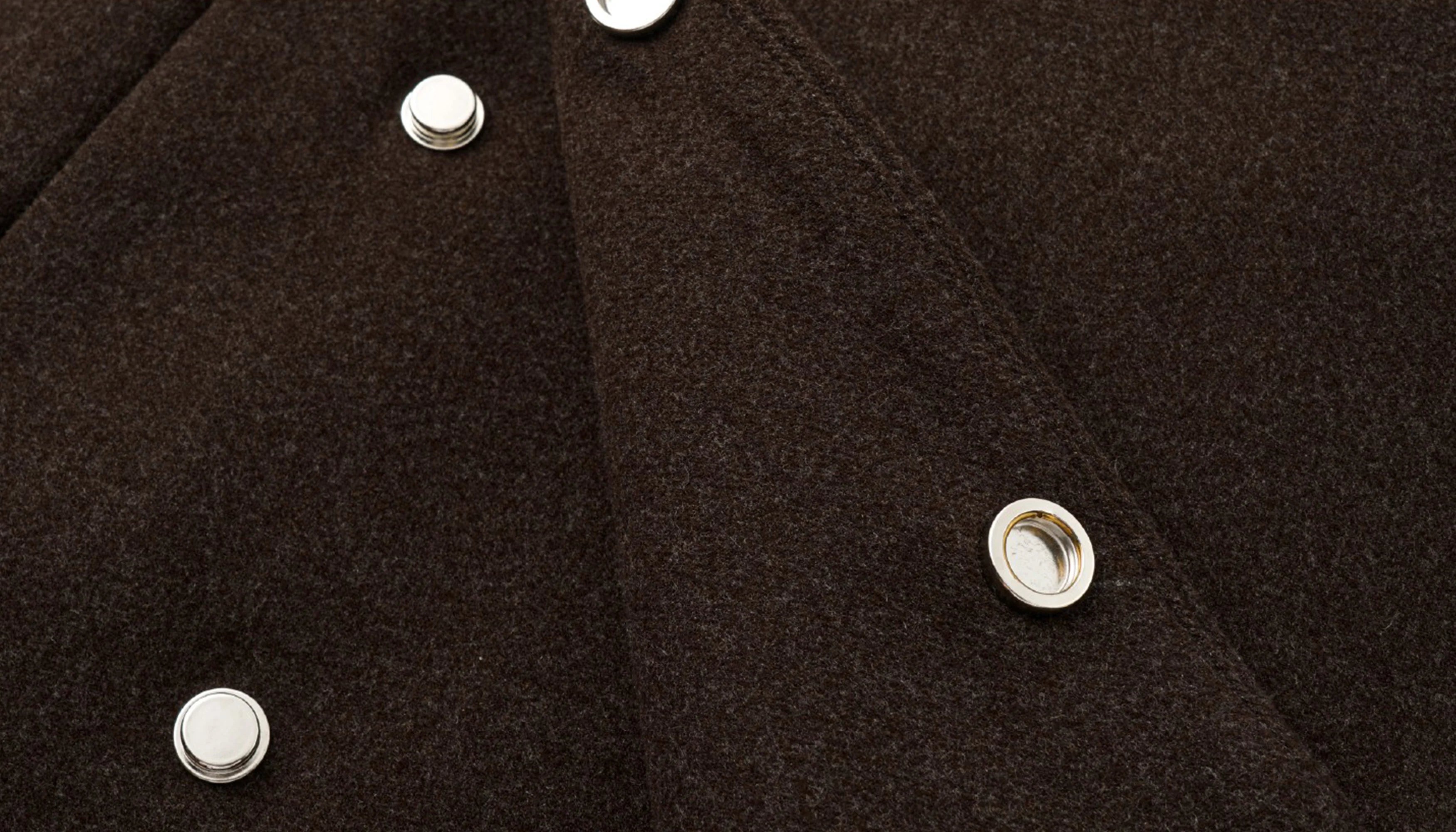 ALVNG AR ANTS Asymmetrical Wool-Blend High-Neck Jacket