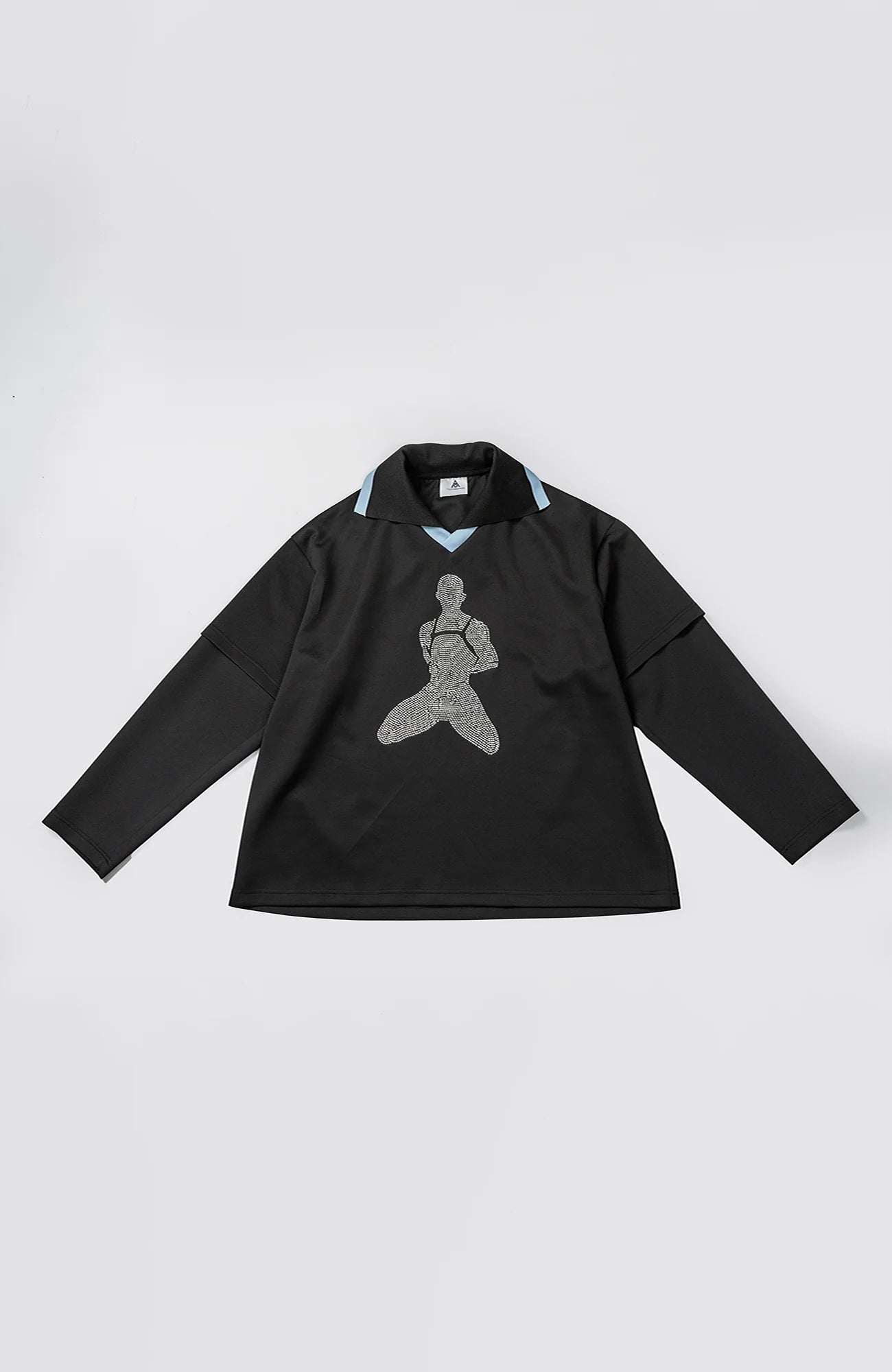 KADAKADA Diamond Graphic Layered Jersey